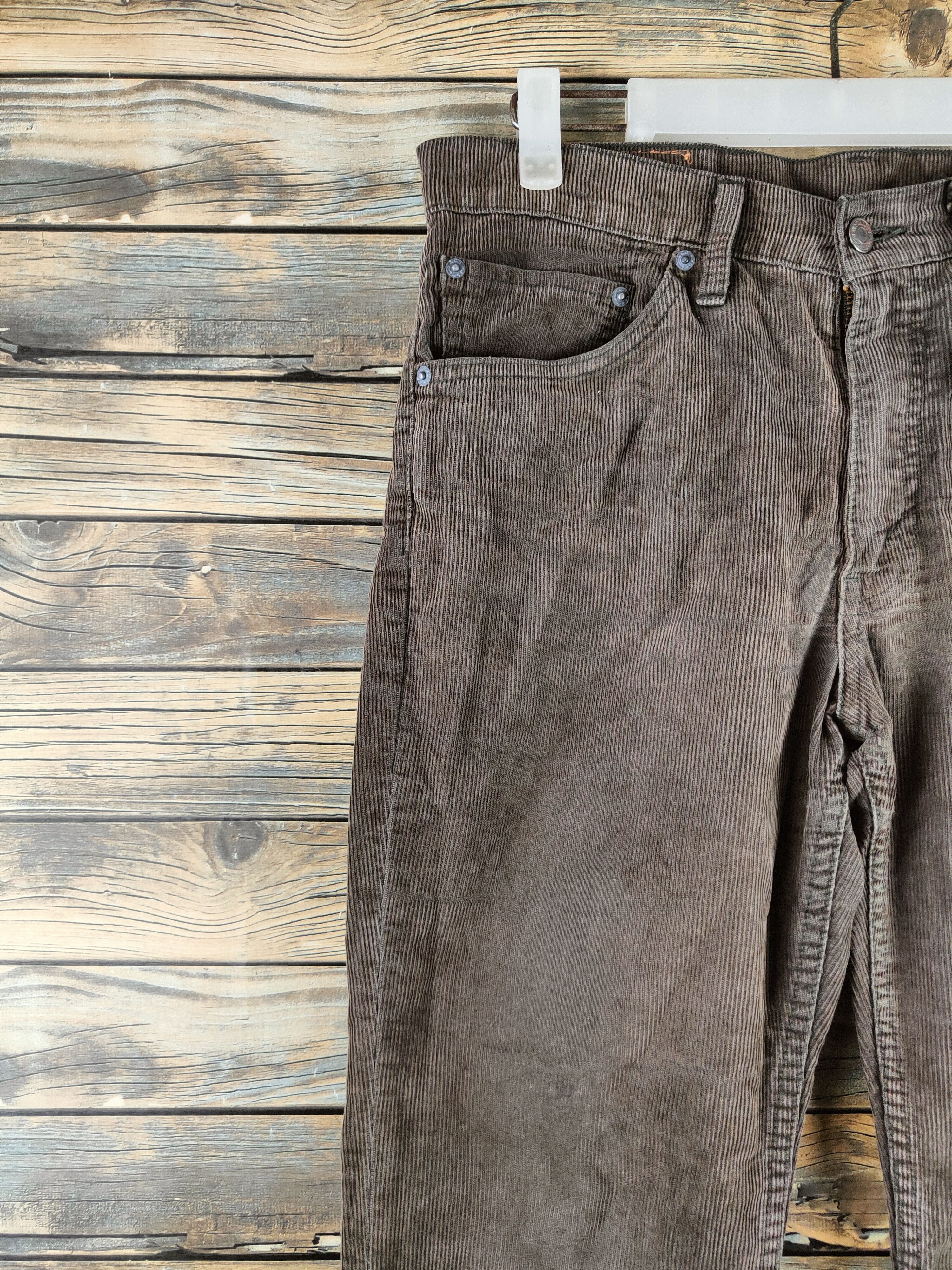 Levi's DL Levi's Brown Multipocket Corduroy Pants #46-419 Size US 32 / EU 48 - 3 Thumbnail