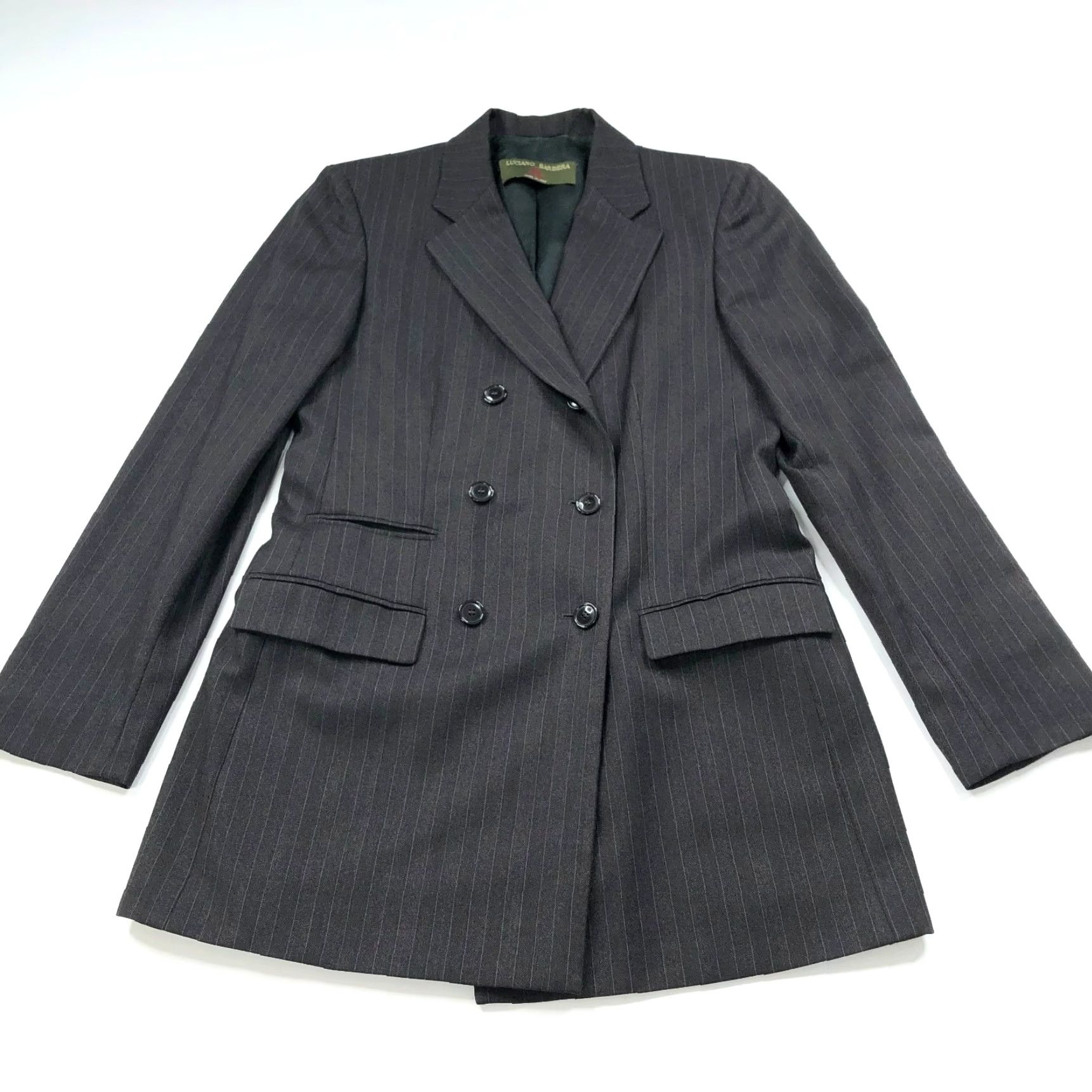 Doublet Luciano Barbera Blazer Wool Striped Brown Gray MINT Size M / US 6-8 / IT 42-44 - 2 Thumbnail