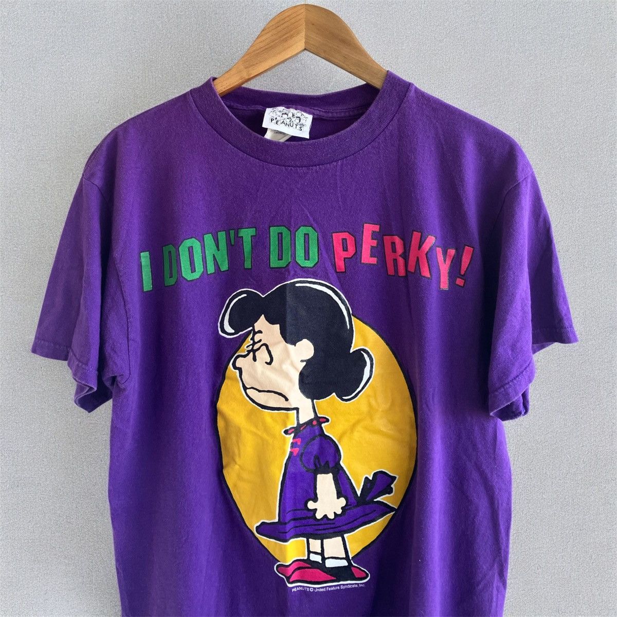 Peanuts Vintage 90s Peanuts Shirt Lucy Perky tee VTG snoopy cartoons Size US L / EU 52-54 / 3 - 1 Thumbnail