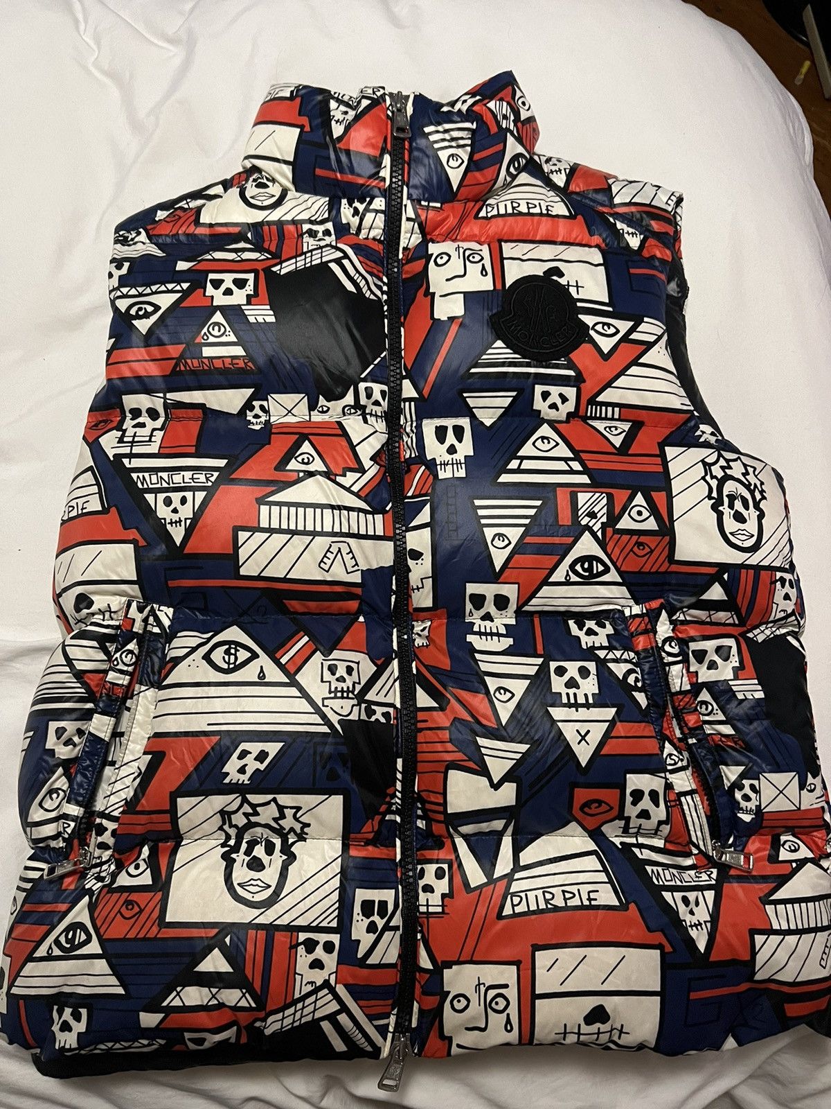 image of Moncler x Moncler Genius Balthazar Getty Embree Vest in White, Men's (Size Large)