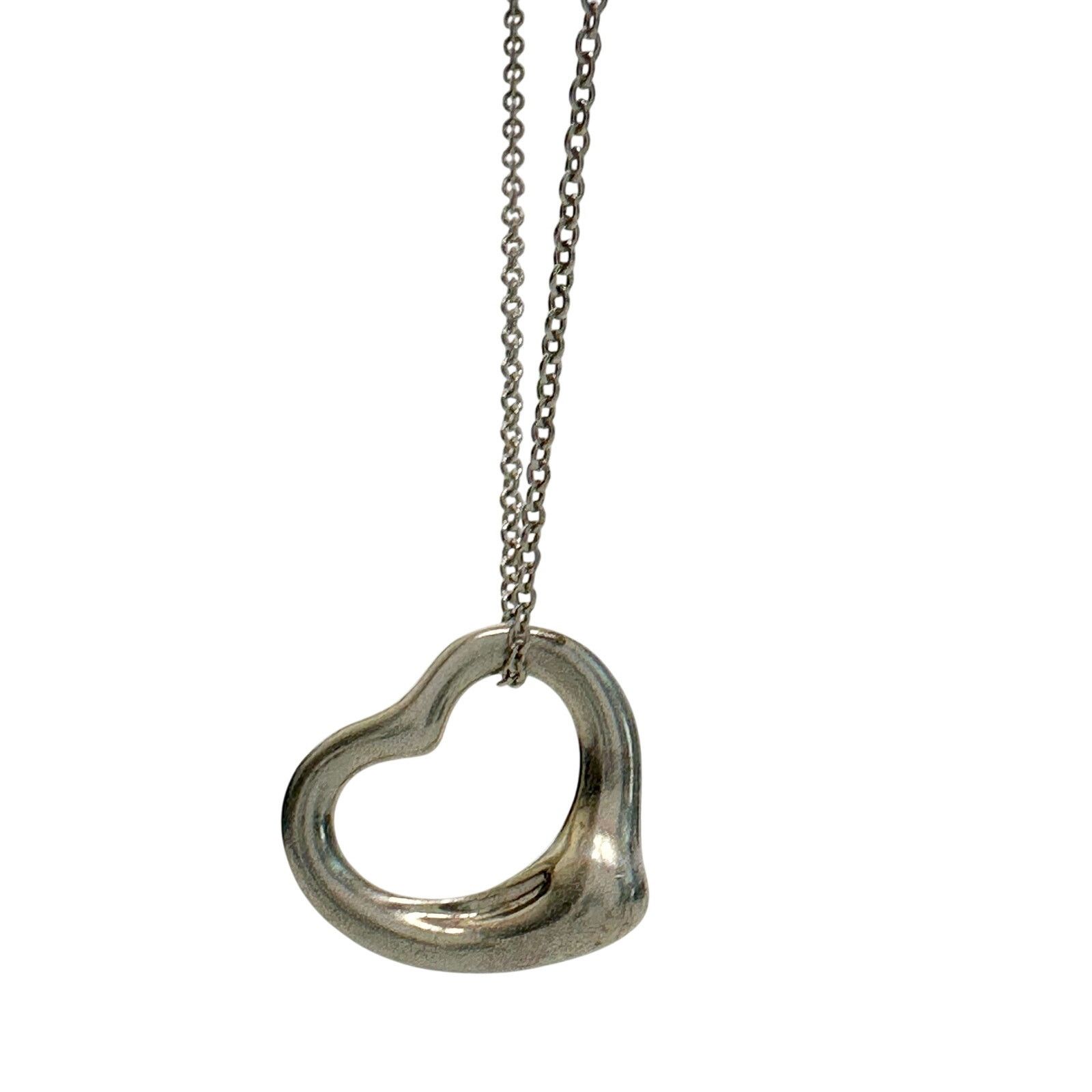 Tiffany & Co. Tiffany & Co. Elsa Peretti Small Open Heart Necklace Size ONE SIZE - 5 Thumbnail