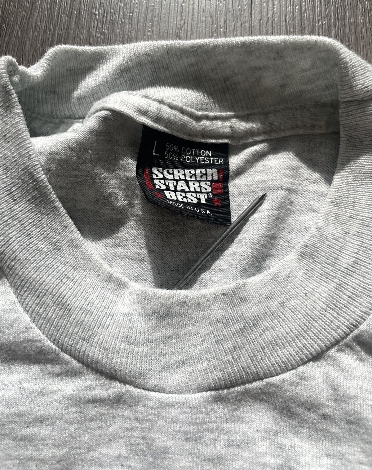 Other Vintage 90’s “When’s The Next Shutdown” T-shirt (Sz. L) Size US L / EU 52-54 / 3 - 3 Thumbnail