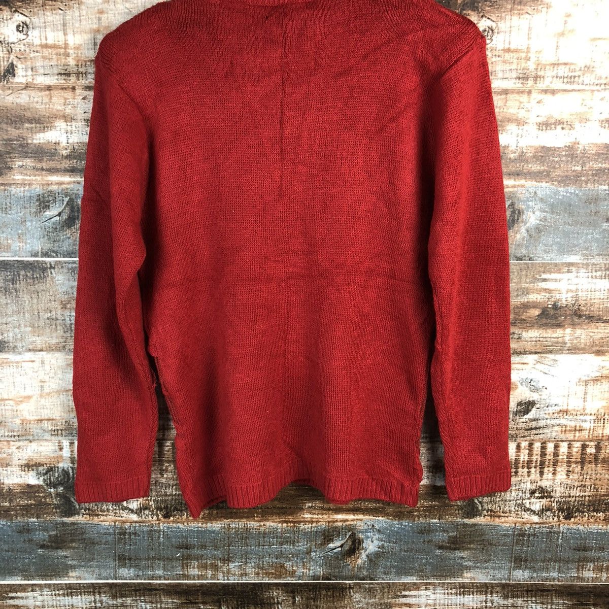 Vintage Financier Red art vintage japan Knitwear #A2340 Size M / US 6-8 / IT 42-44 - 14 Thumbnail