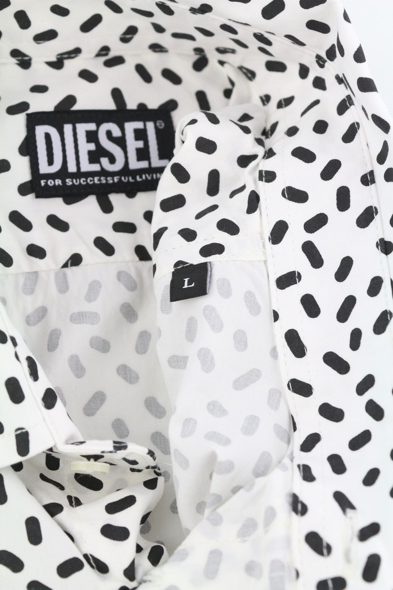Diesel S-RILEY-PILLS L Patterned Collar Light 40521 Size US L / EU 52-54 / 3 - 7 Thumbnail