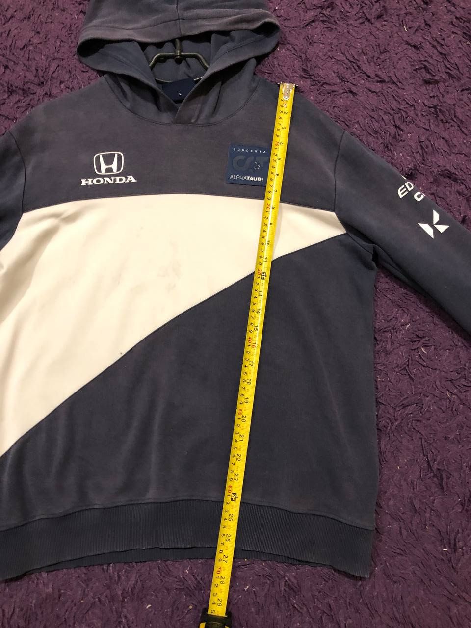Vintage Vintage Alphatauri Y2K Logo Hoodie Size L Size US L / EU 52-54 / 3 - 15 Thumbnail