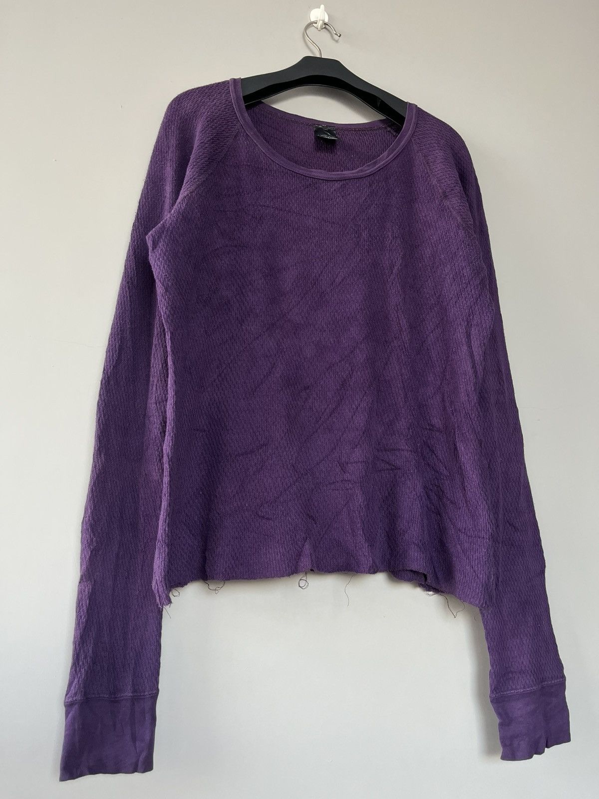 Number (N)ine AW02 NUMBER (N)INE WAFFLE KNIT THERMAL LONG SLEEVE JAPANESE Size US L / EU 52-54 / 3 - 6 Thumbnail