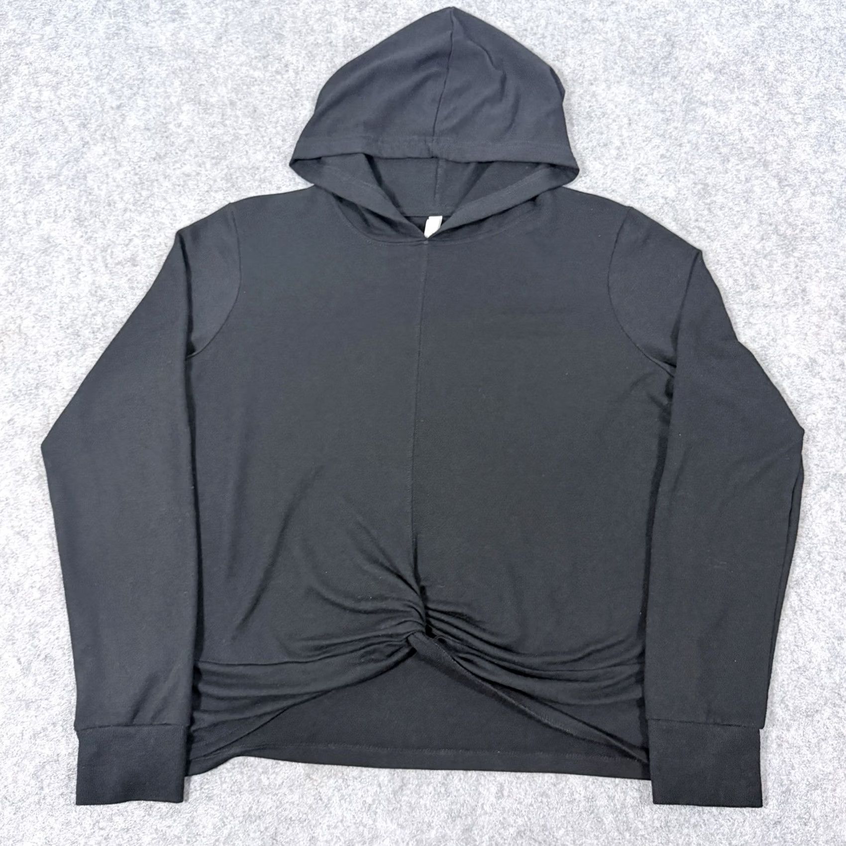 Vintage Adrienne Vittadini Sport Pullover Hoodie Women Large Black XS? Size L / US 10 / IT 46 - 2 Thumbnail
