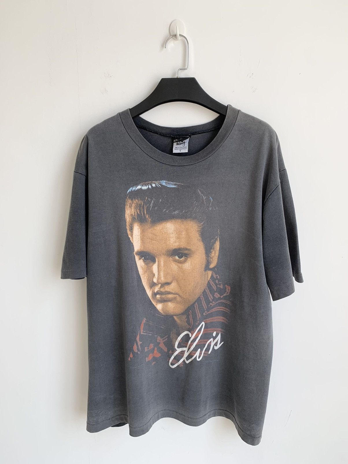 Band Tees Vintage 90s Elvis Presley Distressed Shirt Size US L / EU 52-54 / 3 - 1 Thumbnail