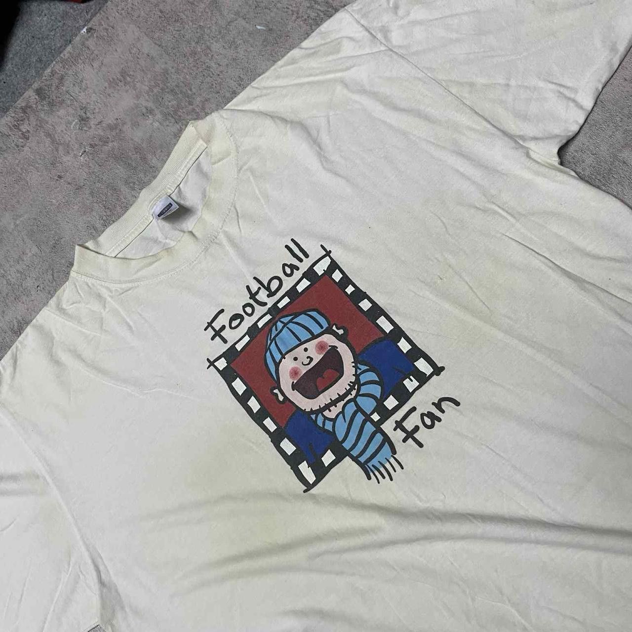 Other 1990s white vintage cotton football fan tee football Size US XL / EU 56 / 4 - 2 Thumbnail