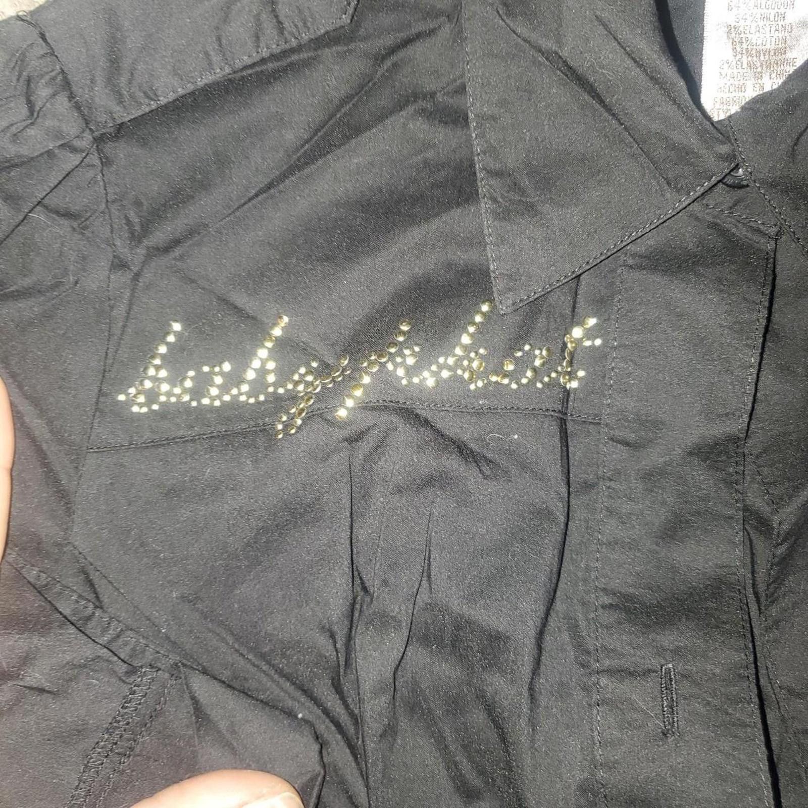 Other Baby Phat Women's Black Blouse Size L / US 10 / IT 46 - 2 Thumbnail