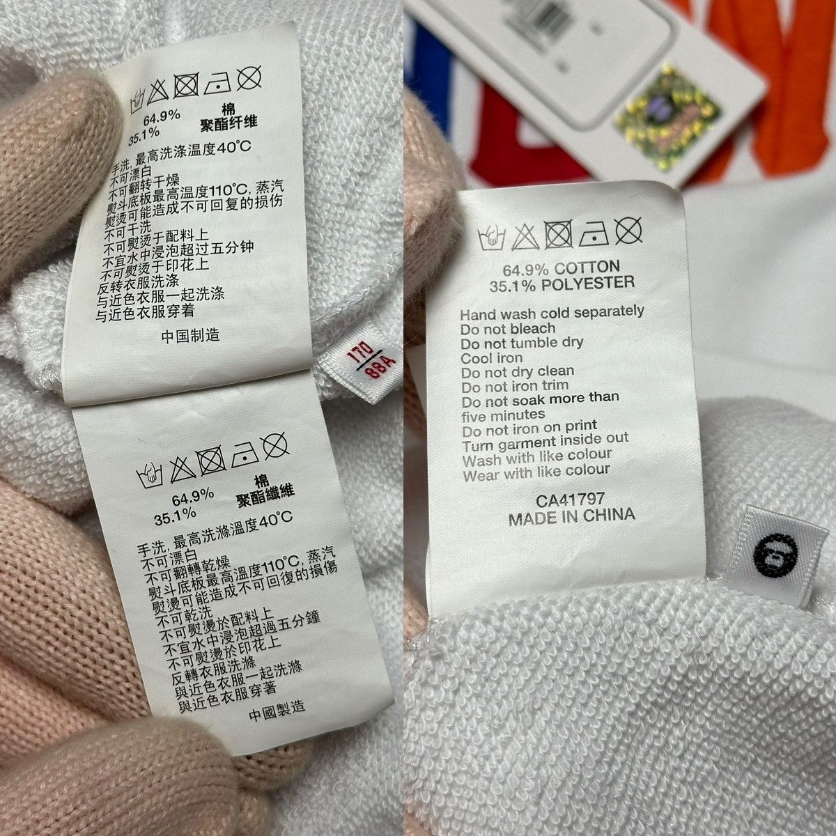 Aape Bape AAPE NOW Rainbow Logo Sweatshirt Tee Size US S / EU 44-46 / 1 - 16 Thumbnail