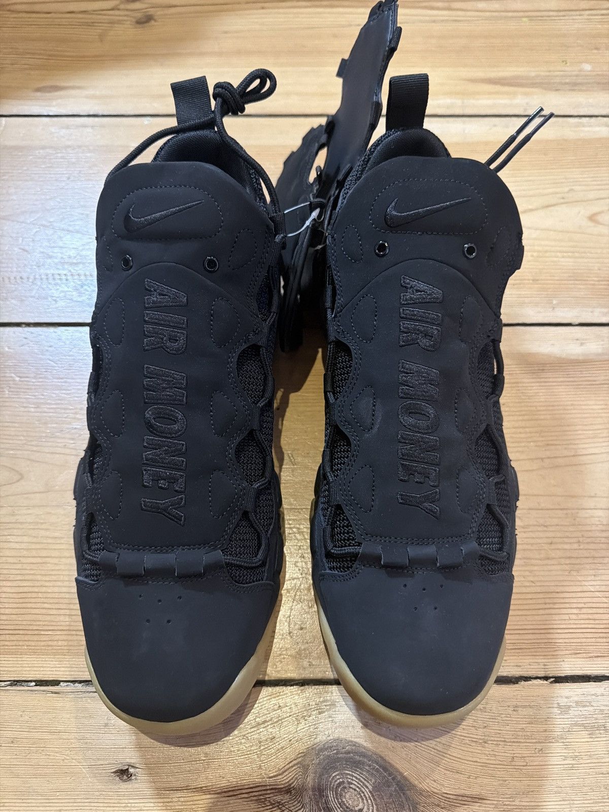 Nike Nike Air More Money “Black / Gum Brown” DS, US 12.5 (EU 47) Size US 12.5 / EU 45-46 - 4 Thumbnail