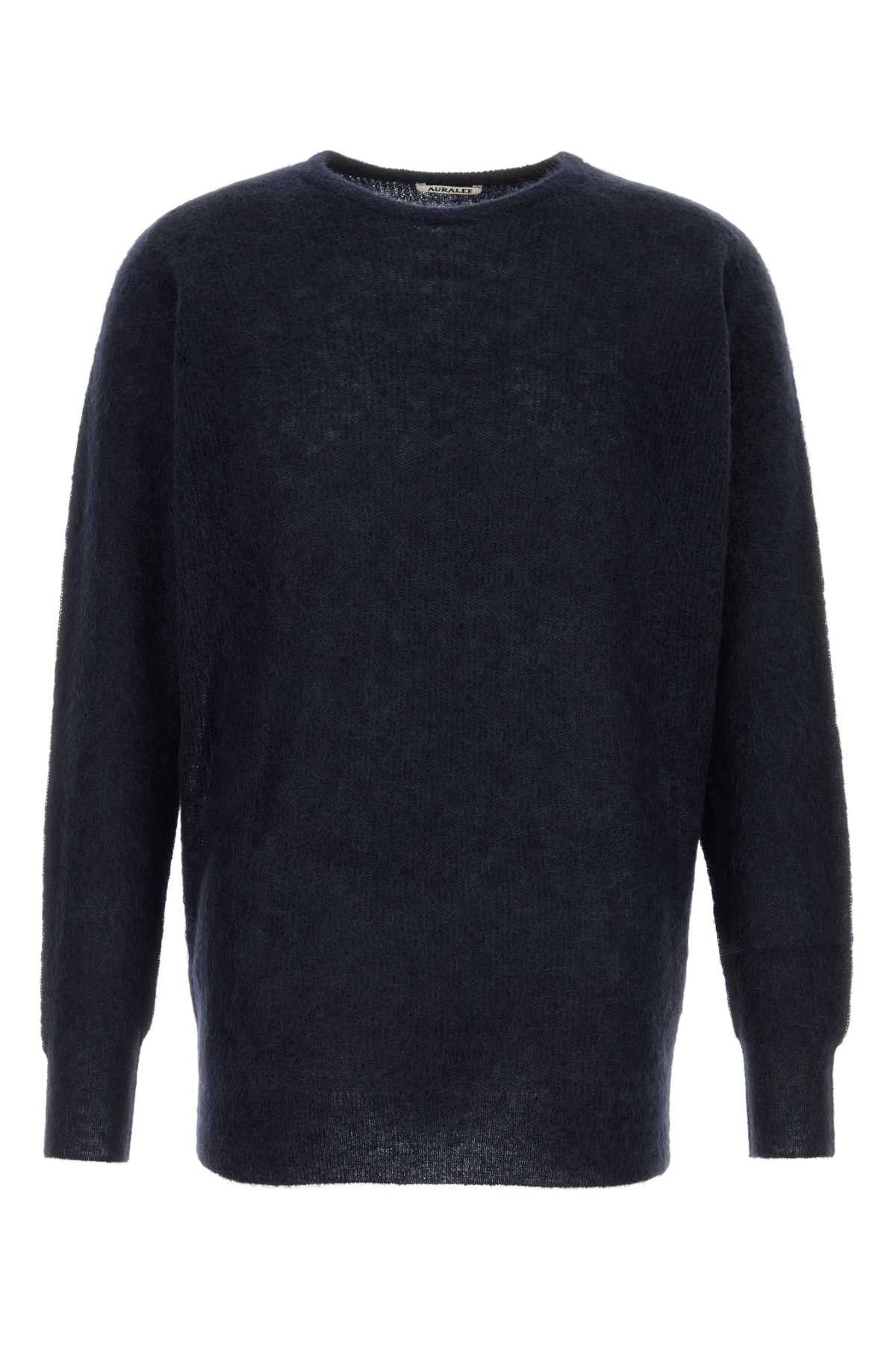 Auralee Midnight Blue Alpaca Blend Sweater Size US XL / EU 56 / 4 - 1 Thumbnail