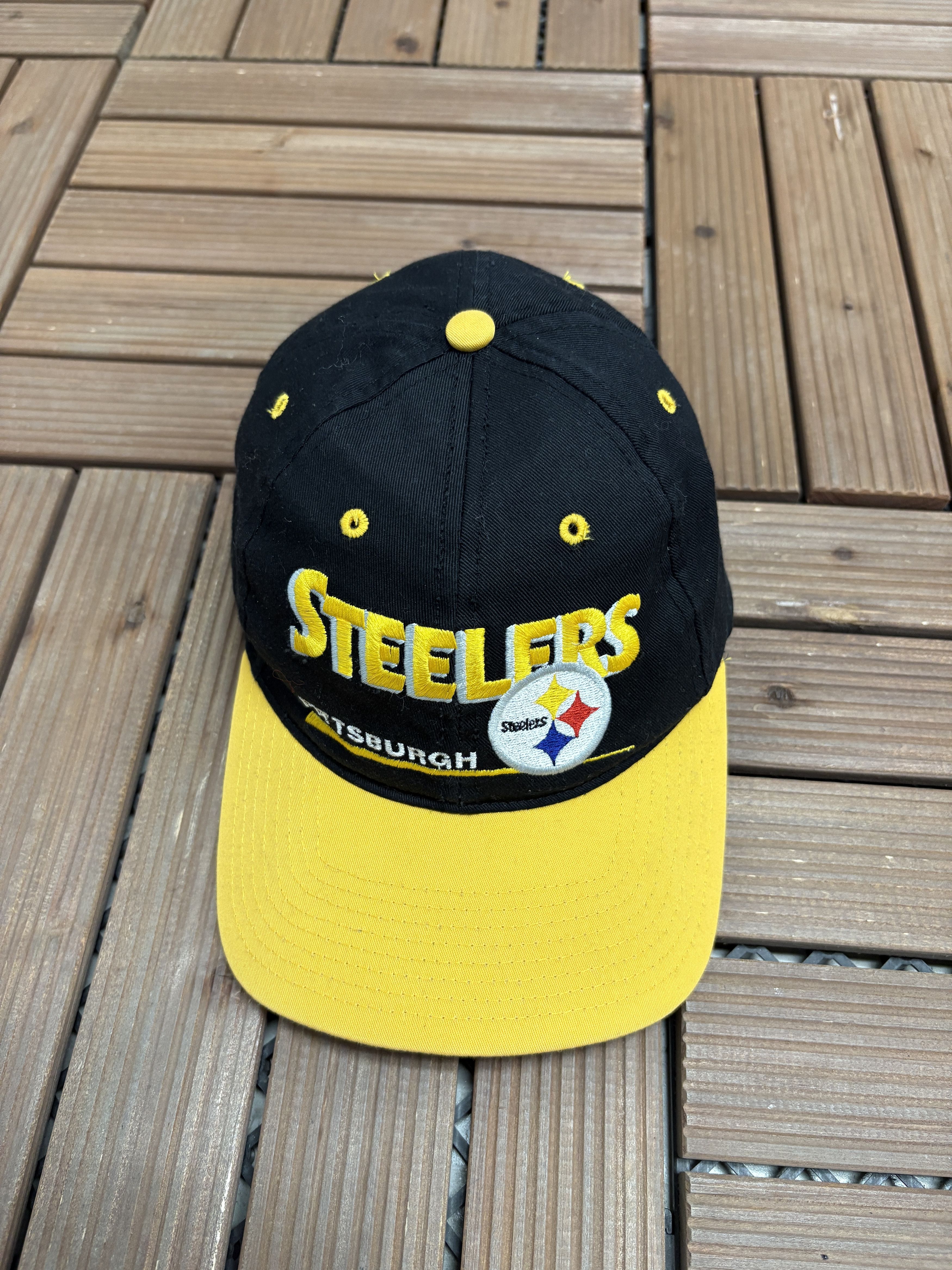 Vintage Pittsburgh Steelers Vintage Embroidered Snap Back Hat Size ONE SIZE - 1 Thumbnail