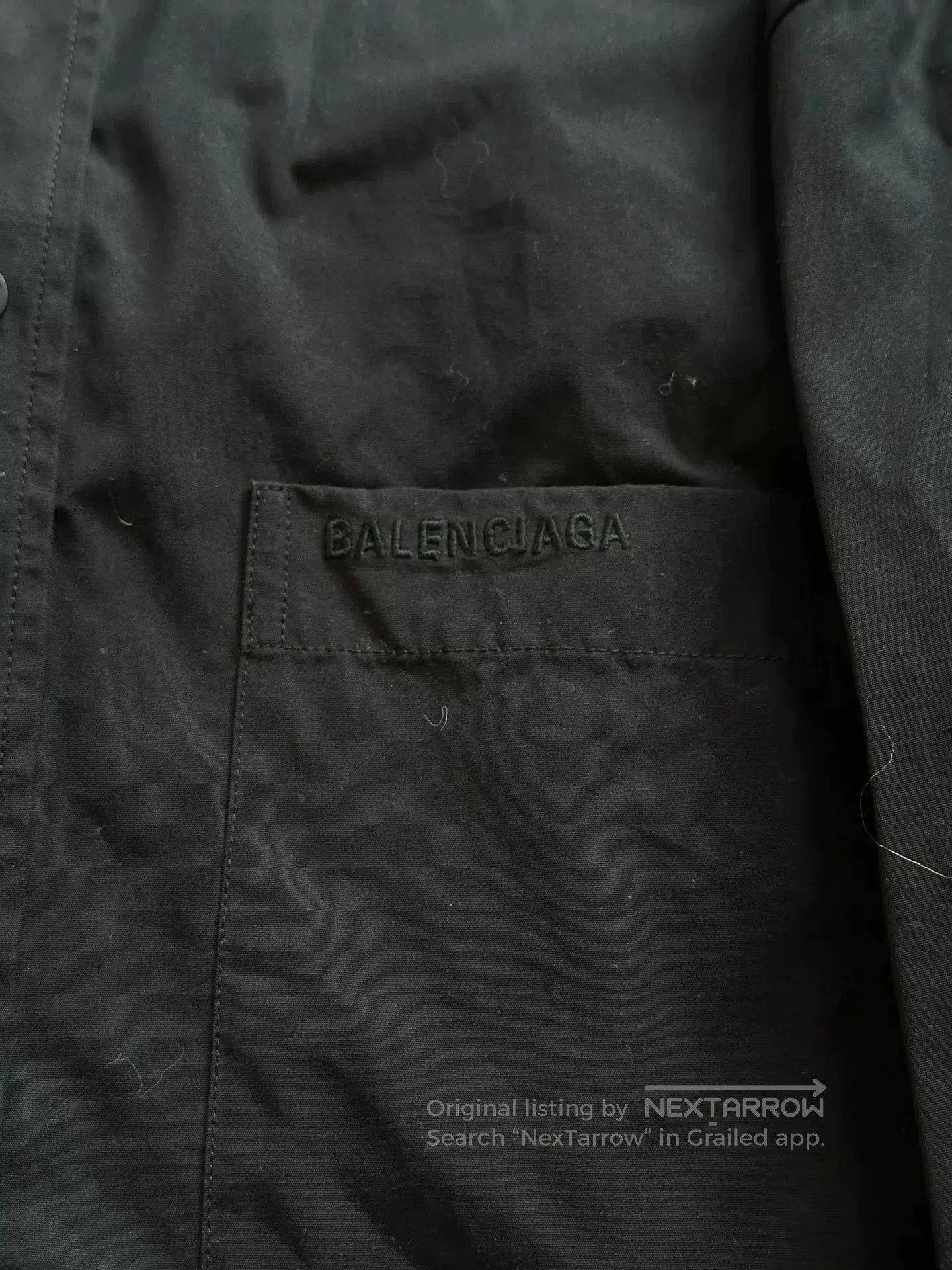 Balenciaga Balenciaga Logo Black Shirt. Size US M / EU 48-50 / 2 - 2 Thumbnail