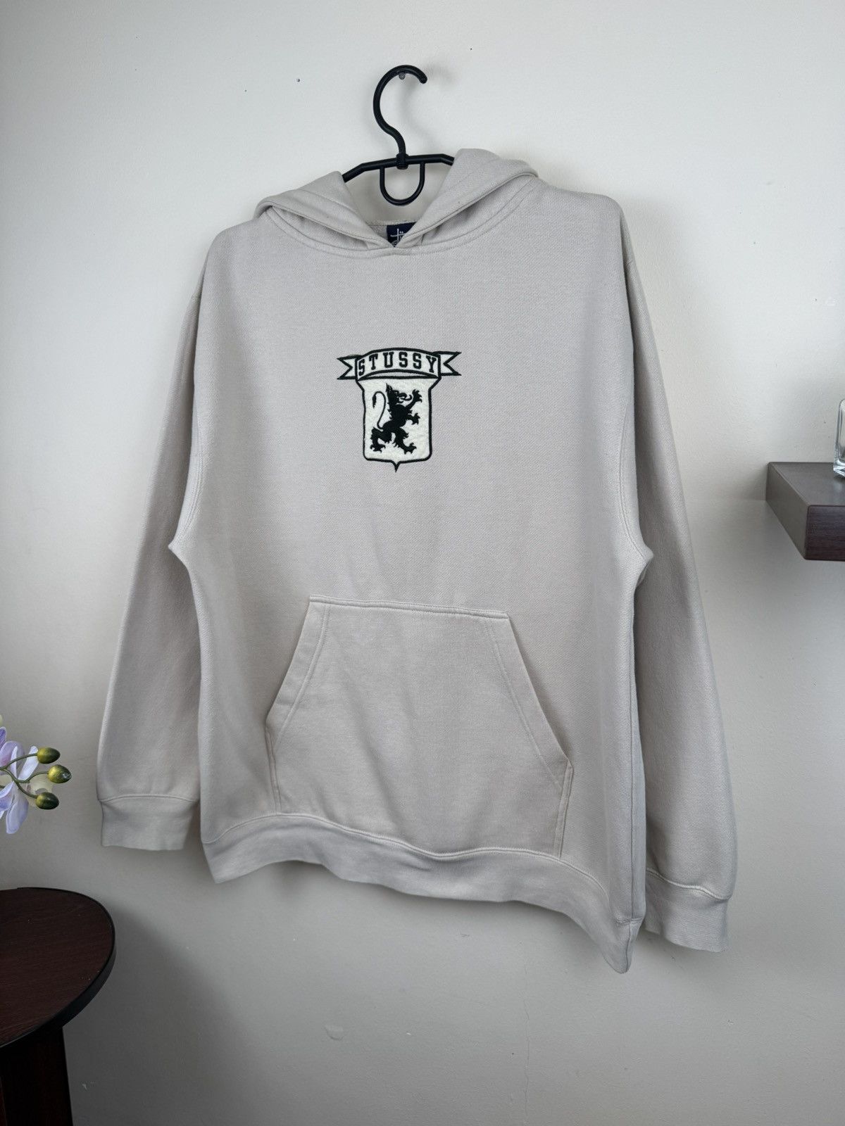 Stussy Vintage Stussy 90s Hong Kong Beige L College Blue Tag Size US L / EU 52-54 / 3 - 8 Thumbnail