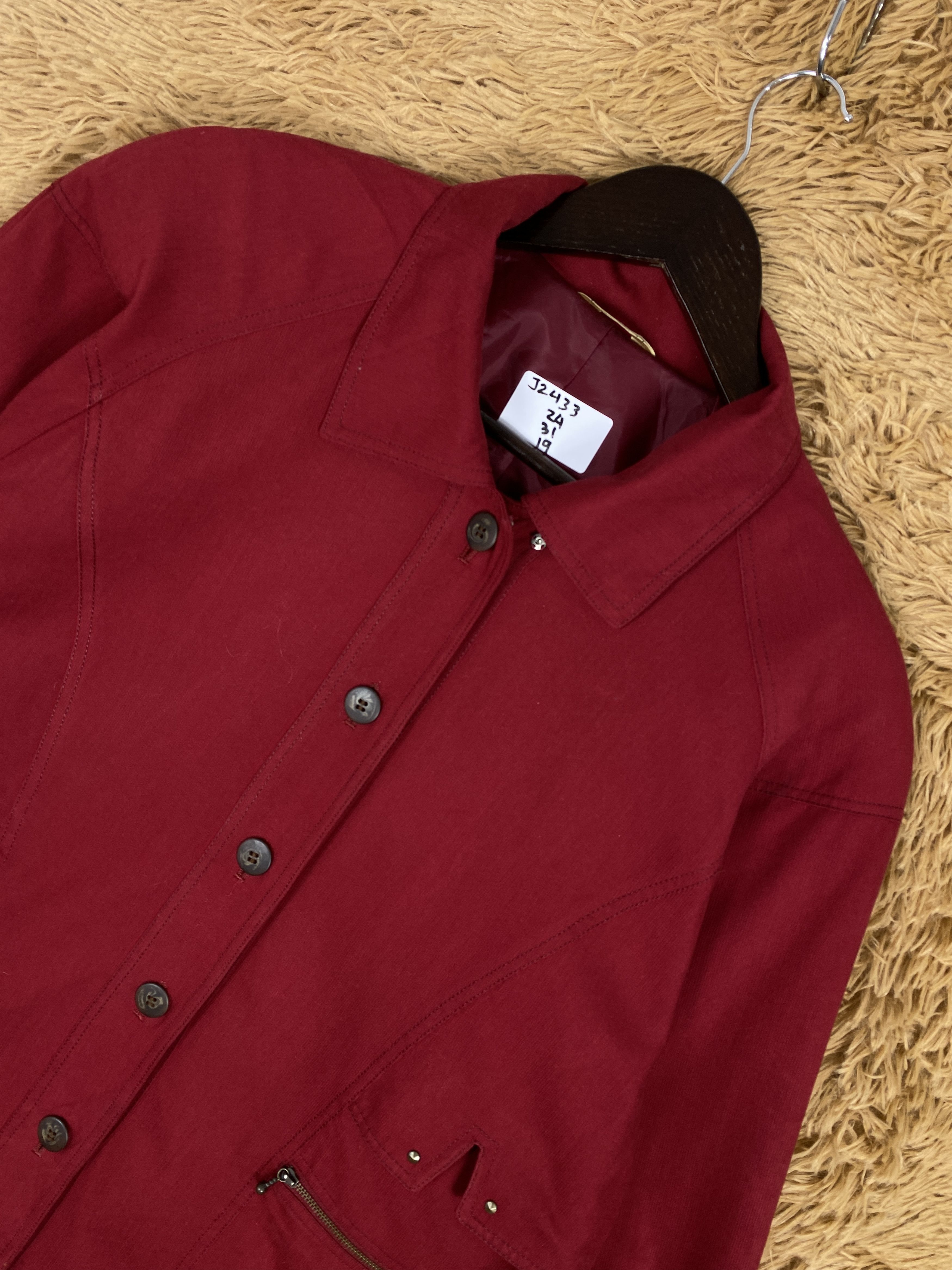 Japanese Brand Vintage Planer Button Long Jacket PJ2433 Size US M / EU 48-50 / 2 - 2 Thumbnail