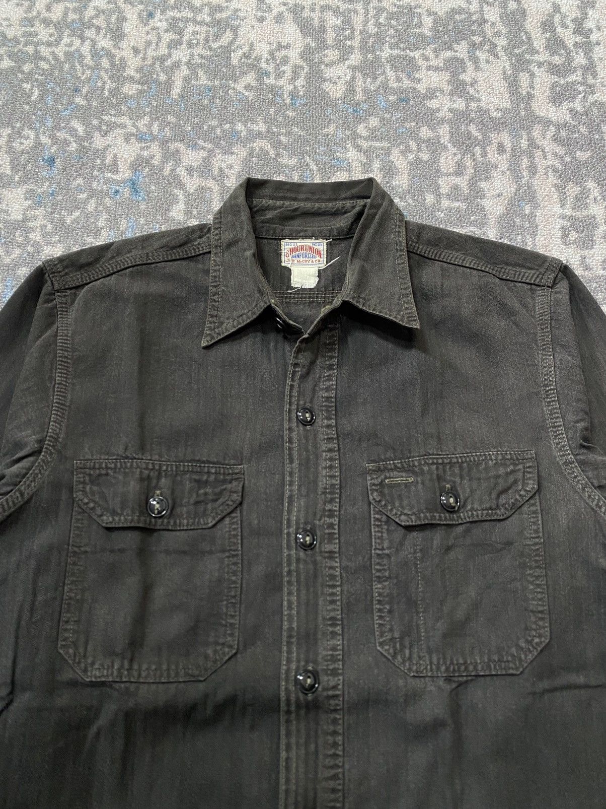The Real McCoy's 8 Hours Union Joe Mccoy Shirt Size US M / EU 48-50 / 2 - 3 Thumbnail
