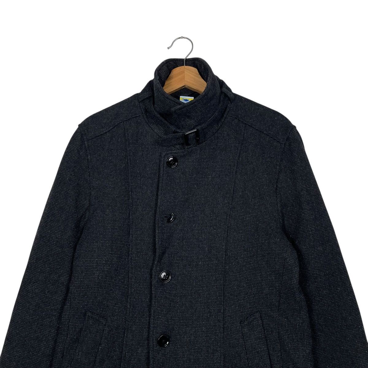 Japanese Brand Japanese Brand Black Wool Casual Jacket Size US S / EU 44-46 / 1 - 2 Thumbnail
