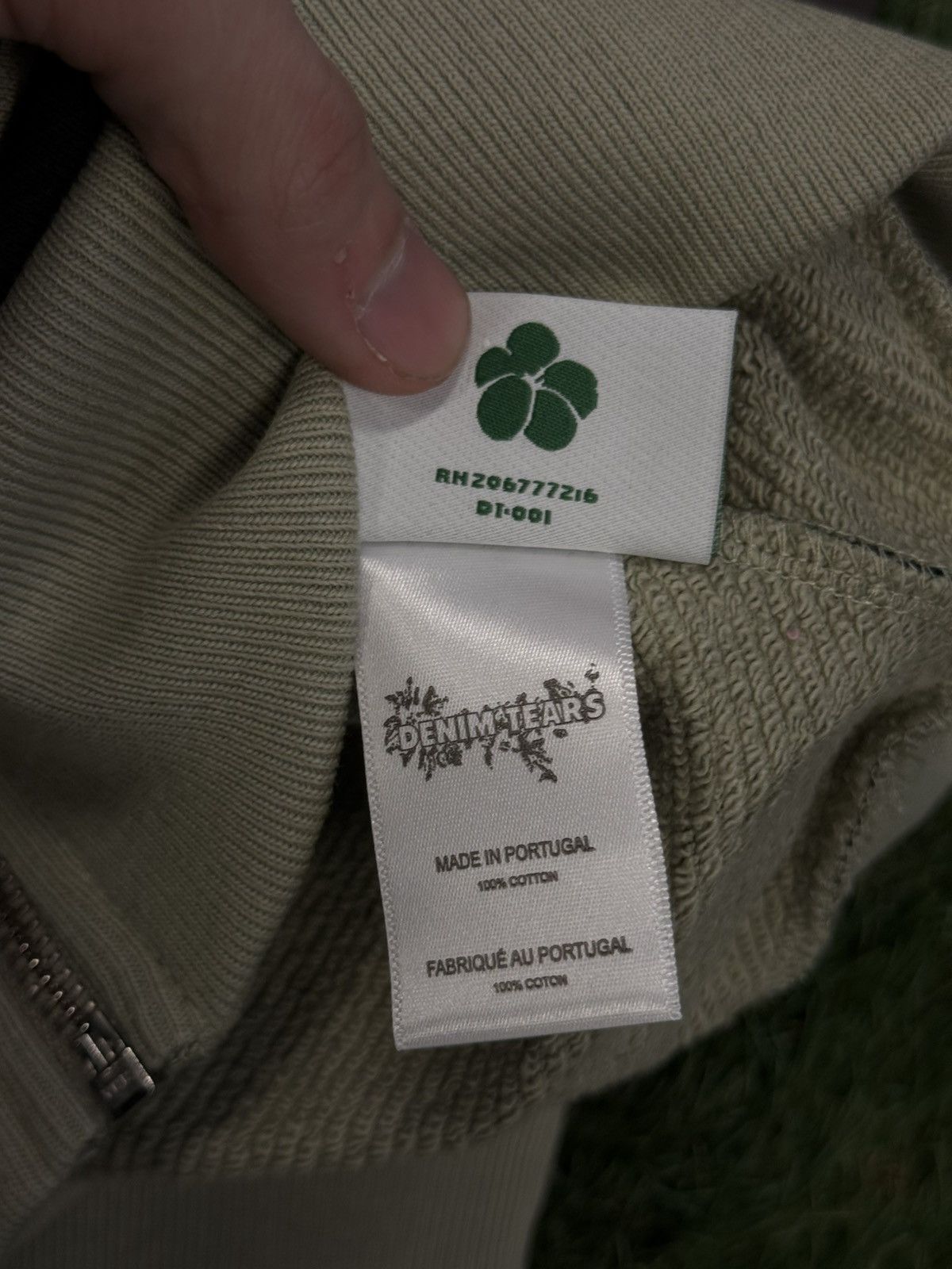 DENIM TEARS Denim Tears Cotton Wreath Hoodie Green Size Medium (NEW) Size US M / EU 48-50 / 2 - 13 Thumbnail