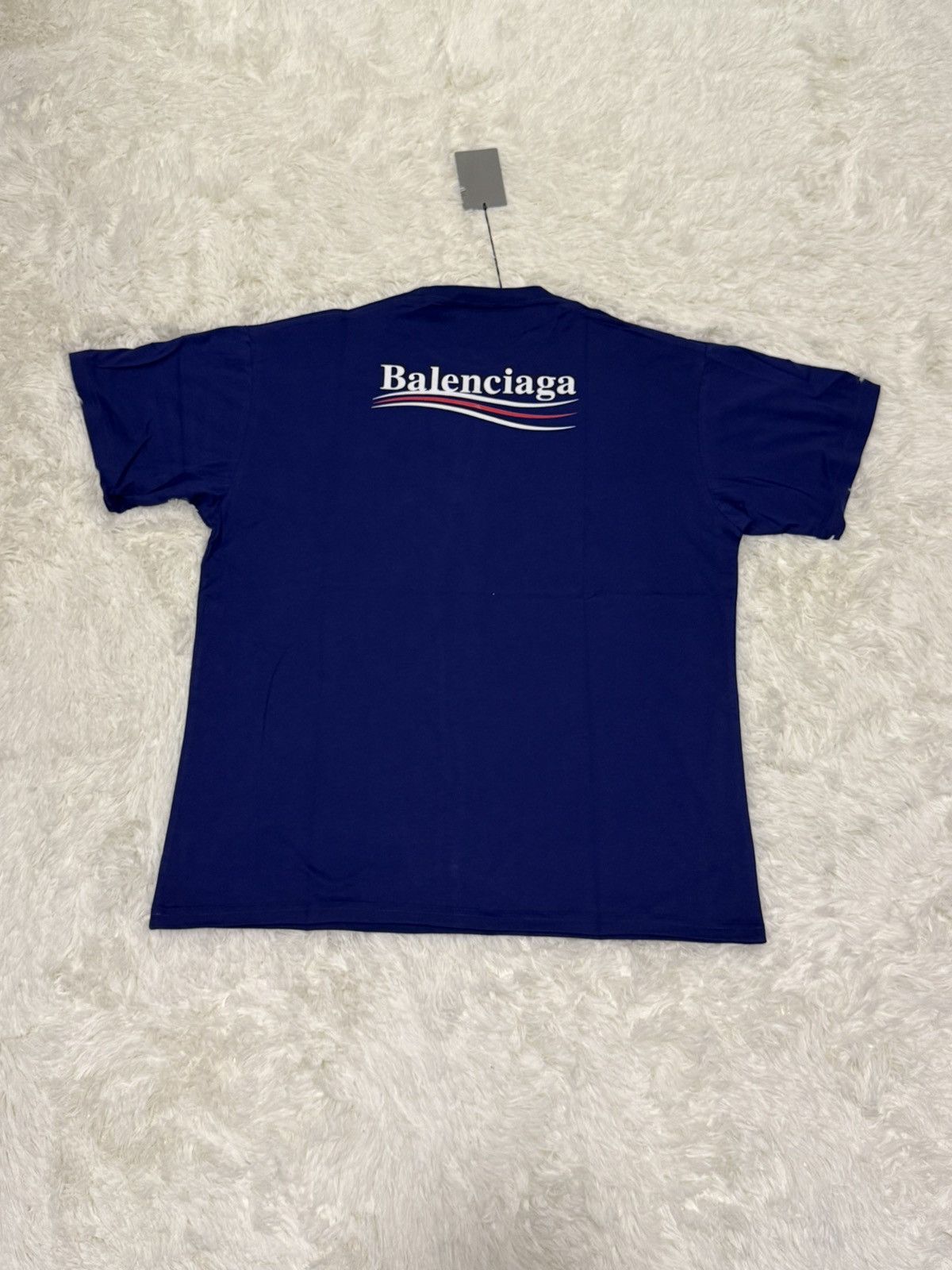 Balenciaga Balenciaga deep blue t shirt Size US M / EU 48-50 / 2 - 3 Thumbnail