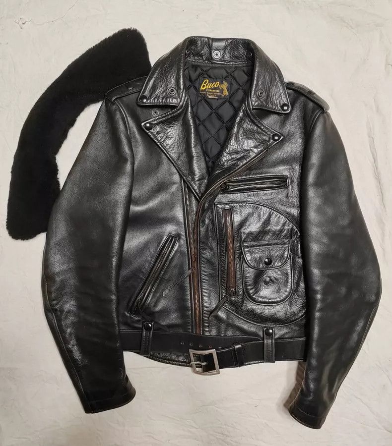 The Real McCoy's The Real McCoys Sise38 Buco J24 Leather Jacket Size US M / EU 48-50 / 2 - 1 Thumbnail