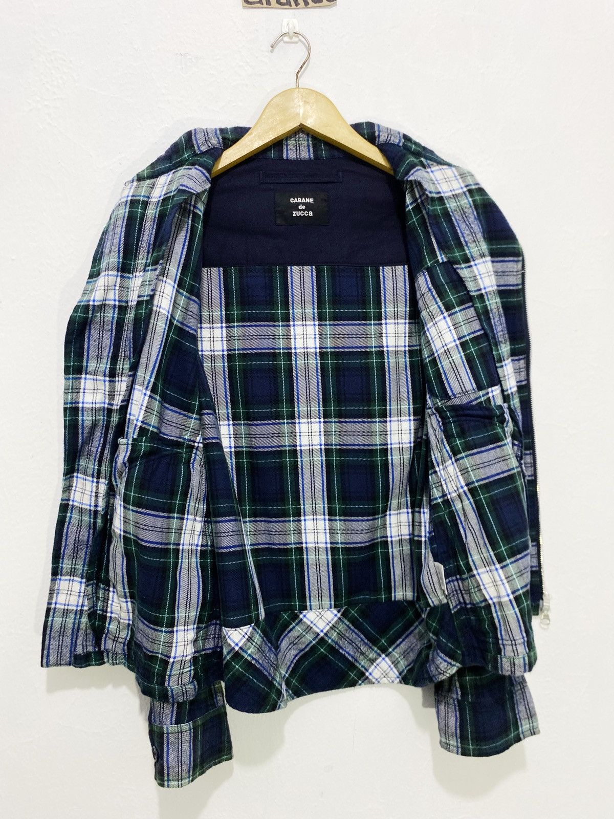 Issey Miyake Cabane de Zucca by Issey Miyake Flanel Jacket Size US S / EU 44-46 / 1 - 5 Thumbnail