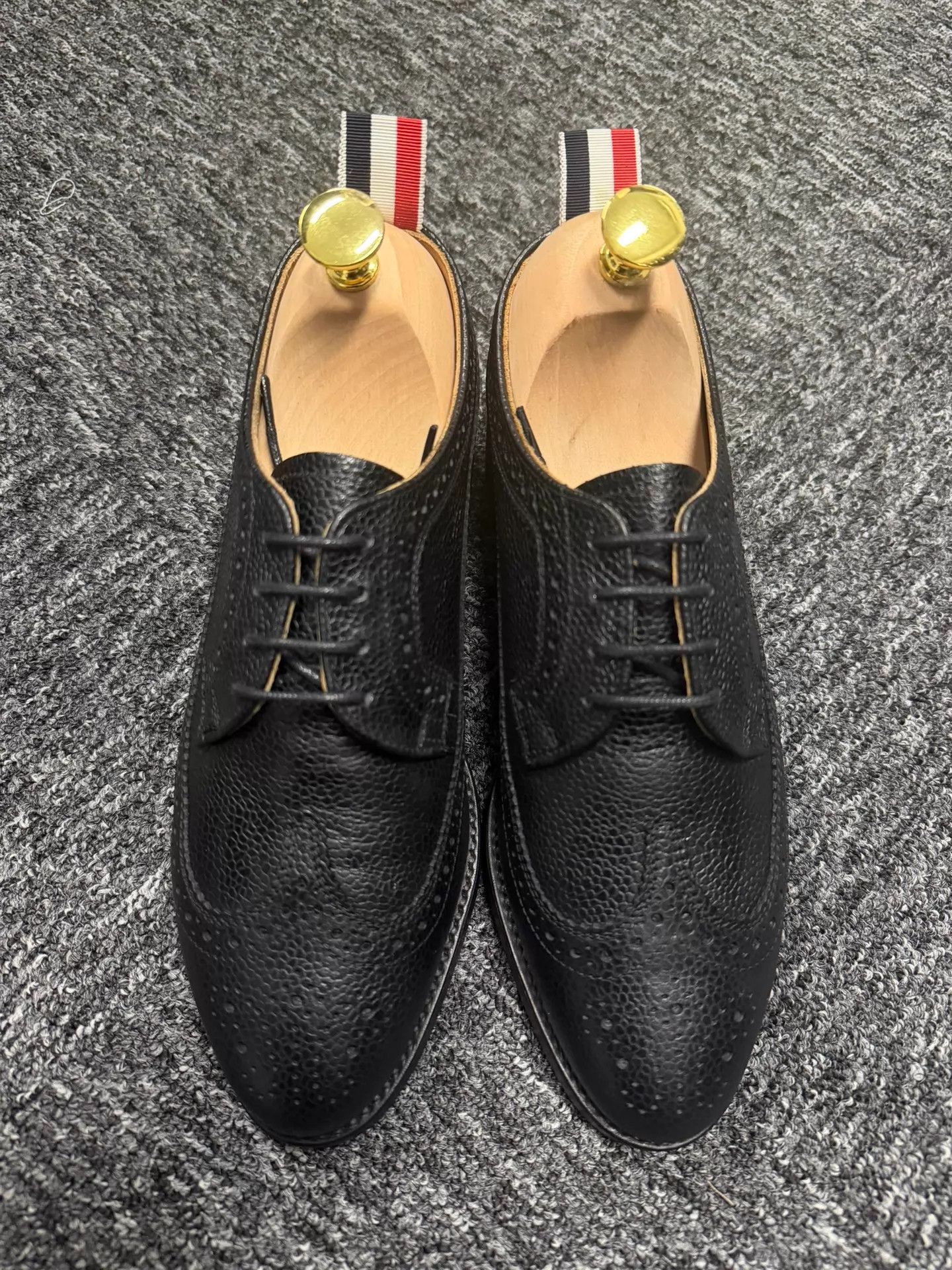 Thom Browne Thom Browne Women's Classic Brogue Wooden Sole Brogue Size US 7.5 / IT 37.5 - 1 Thumbnail