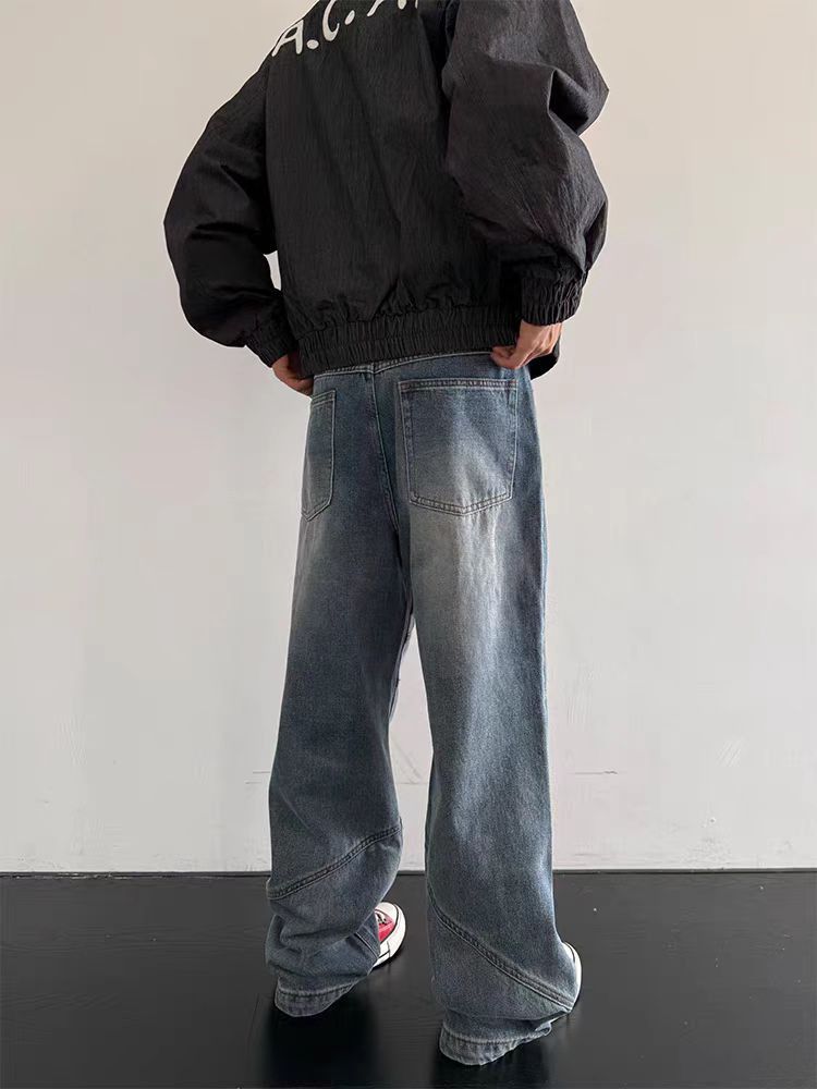 Designer × Jean × Vintage Street Hip Hop Deconstructed Baggy Jeans Size US 34 / EU 50 - 5 Thumbnail