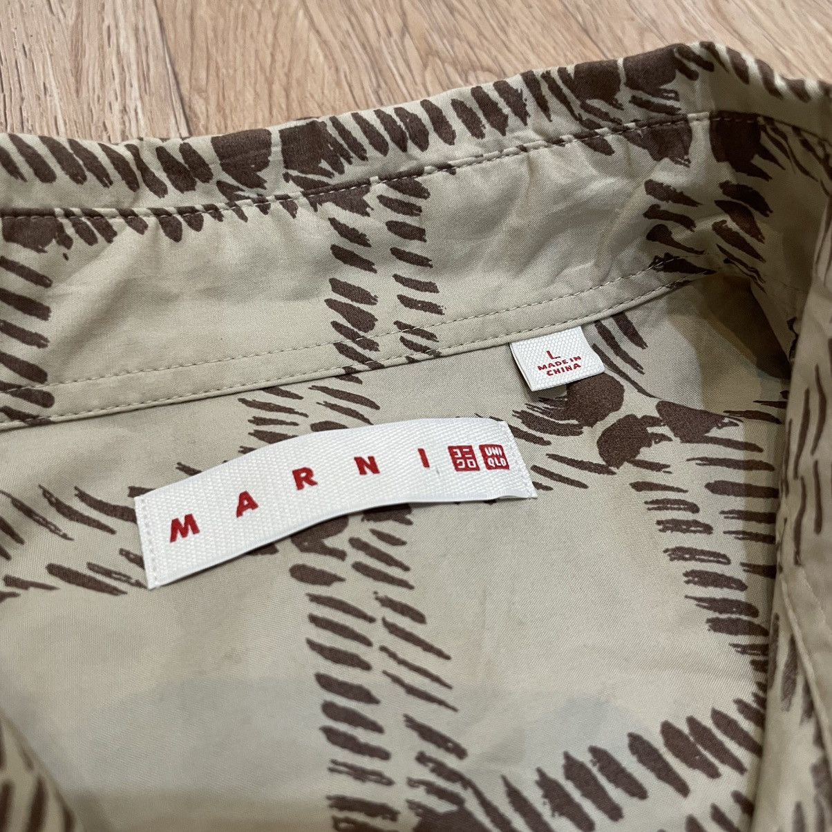 Marni Marni Uniqlo Pattern Button Up Shirt Size US L / EU 52-54 / 3 - 3 Thumbnail