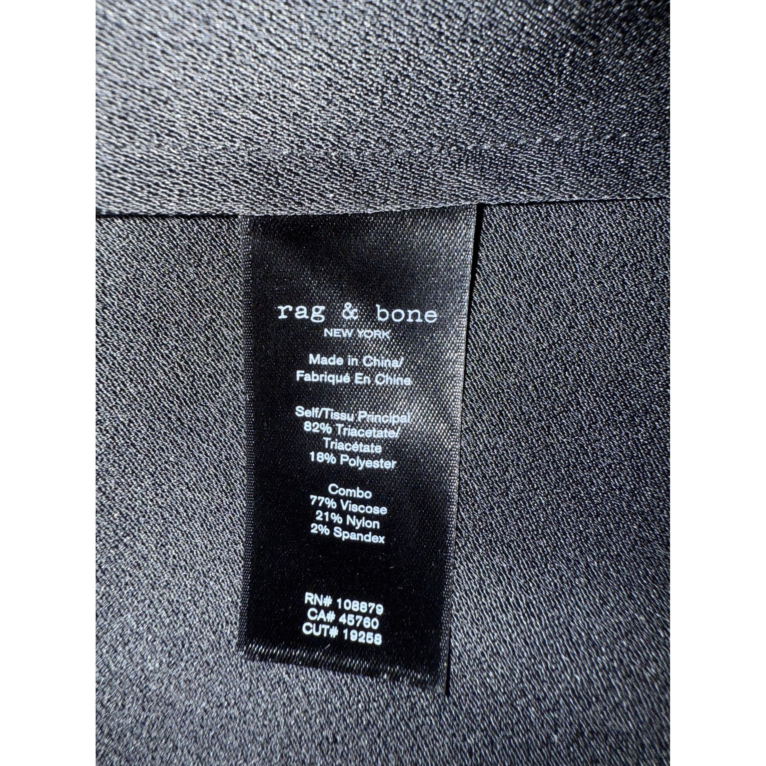 Rag & Bone Rag & Bone Thatch Dress – Black A-Line Knee Length (Size M) Size M / US 6-8 / IT 42-44 - 5 Thumbnail