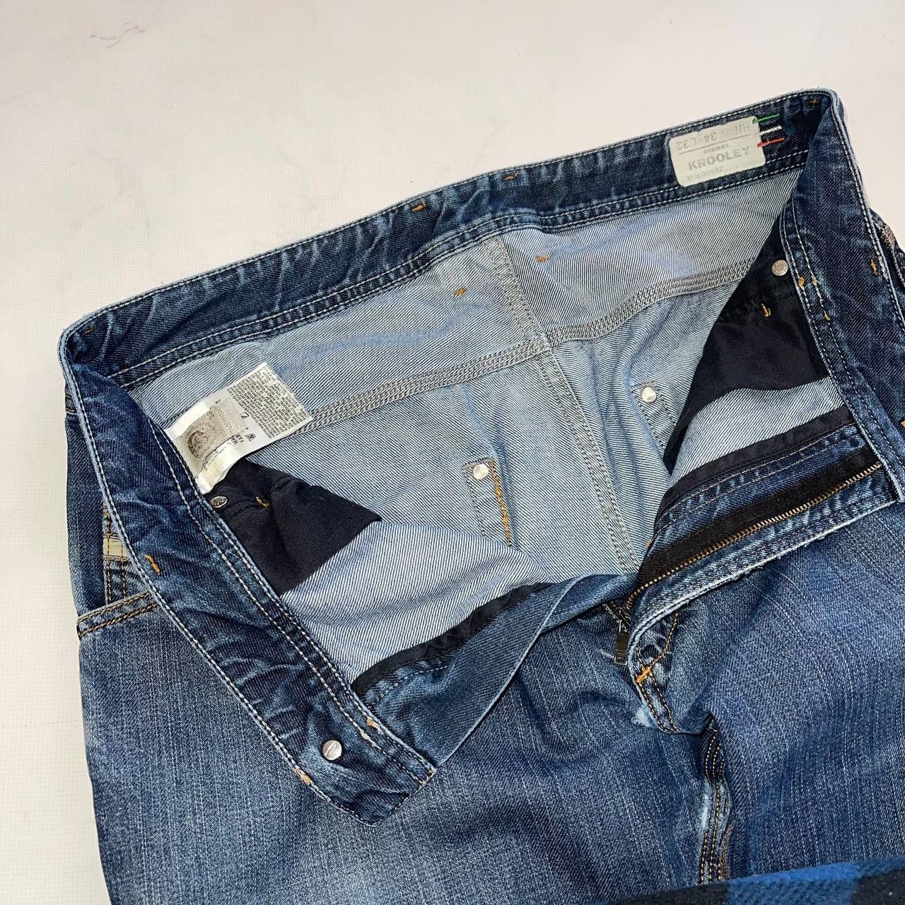 Diesel Diesel Vintage Jeans Mens w32 Blue Denim Pants Straight Y2K Size US 34 / EU 50 - 6 Thumbnail