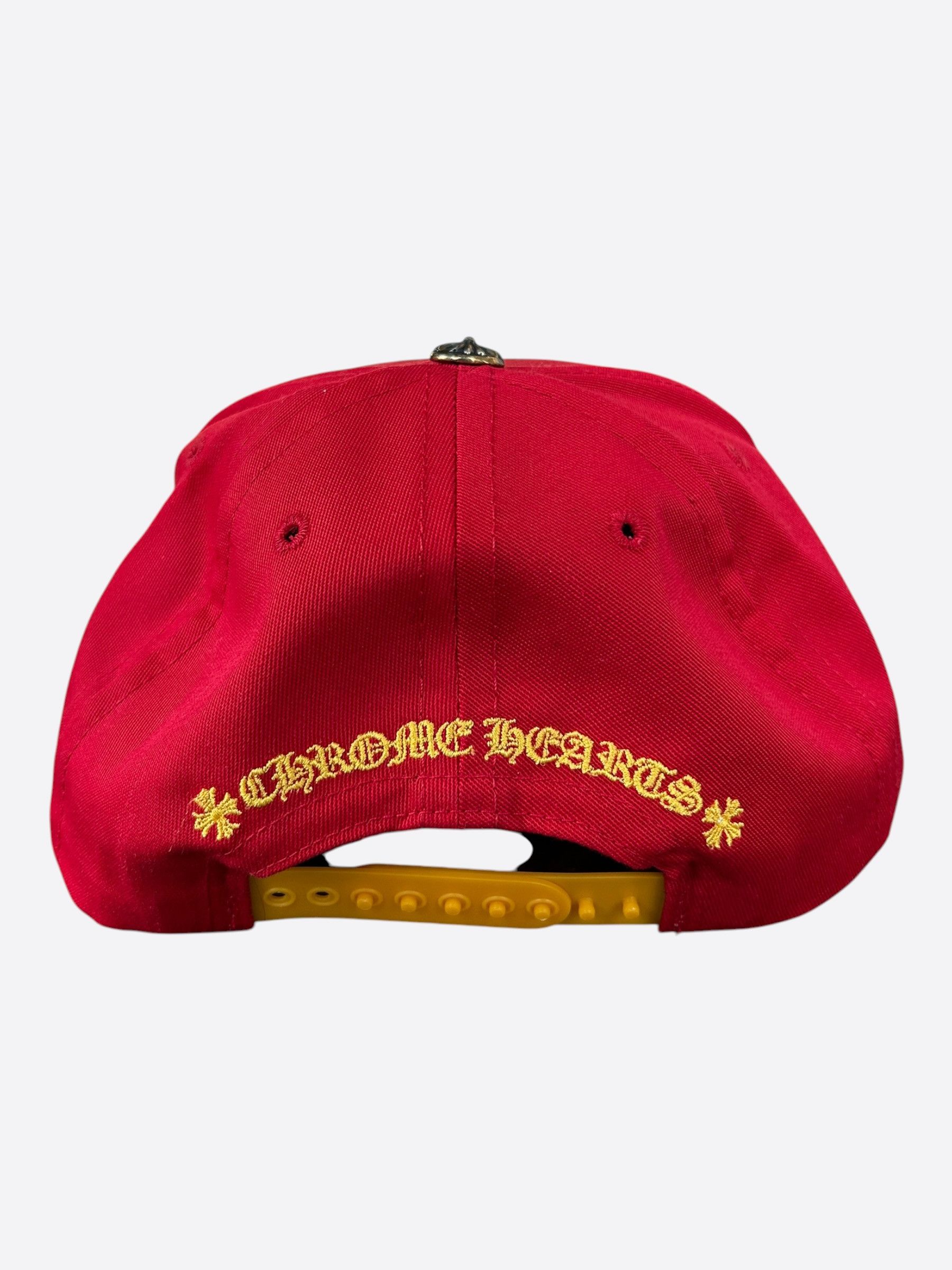 Chrome Hearts Chrome Hearts Red & Yellow CH Logo Hat Size ONE SIZE - 3 Thumbnail