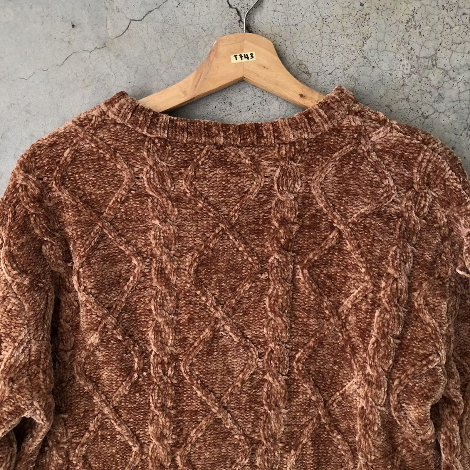 20471120 × Japanese Brand × Velvet 📌Vintage LHP Knitsweater Jumper/Memeri Valvet Size US XL / EU 56 / 4 - 8 Thumbnail