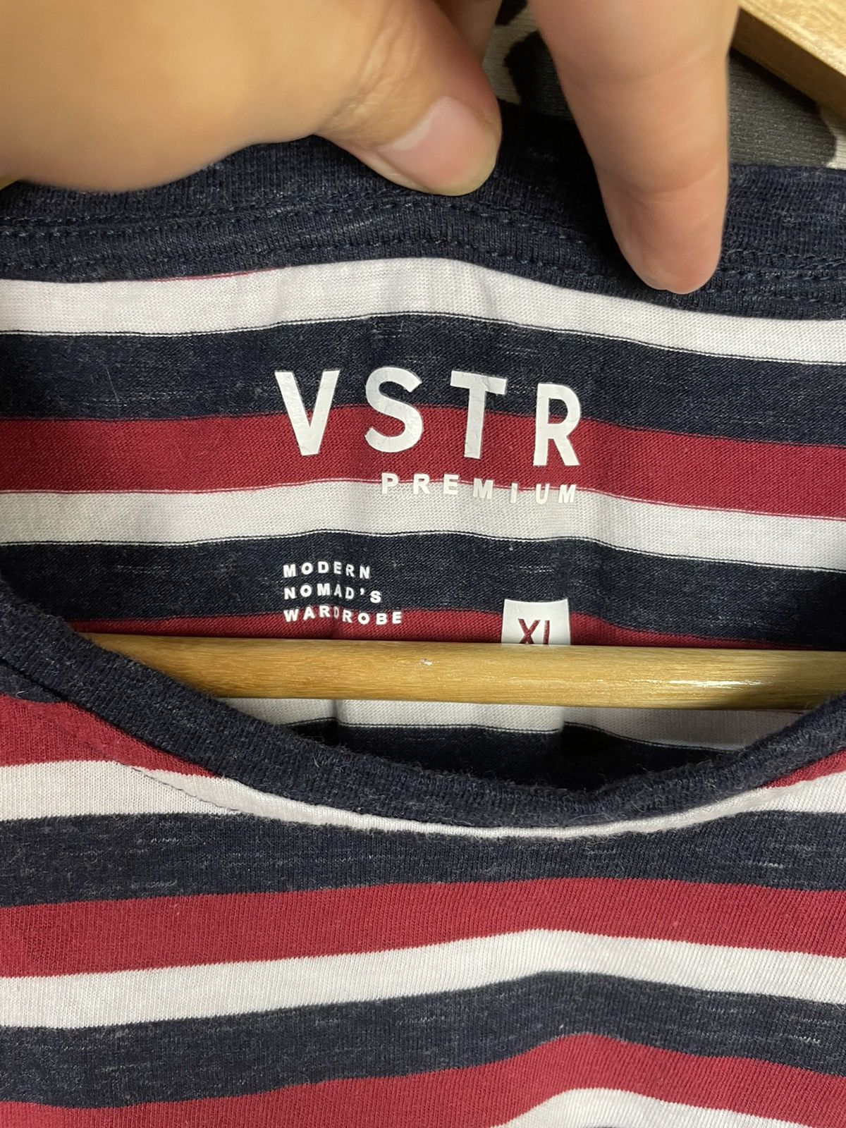 VSTR × Vintage VSTR Stripe Pocket Tee Size US L / EU 52-54 / 3 - 3 Thumbnail