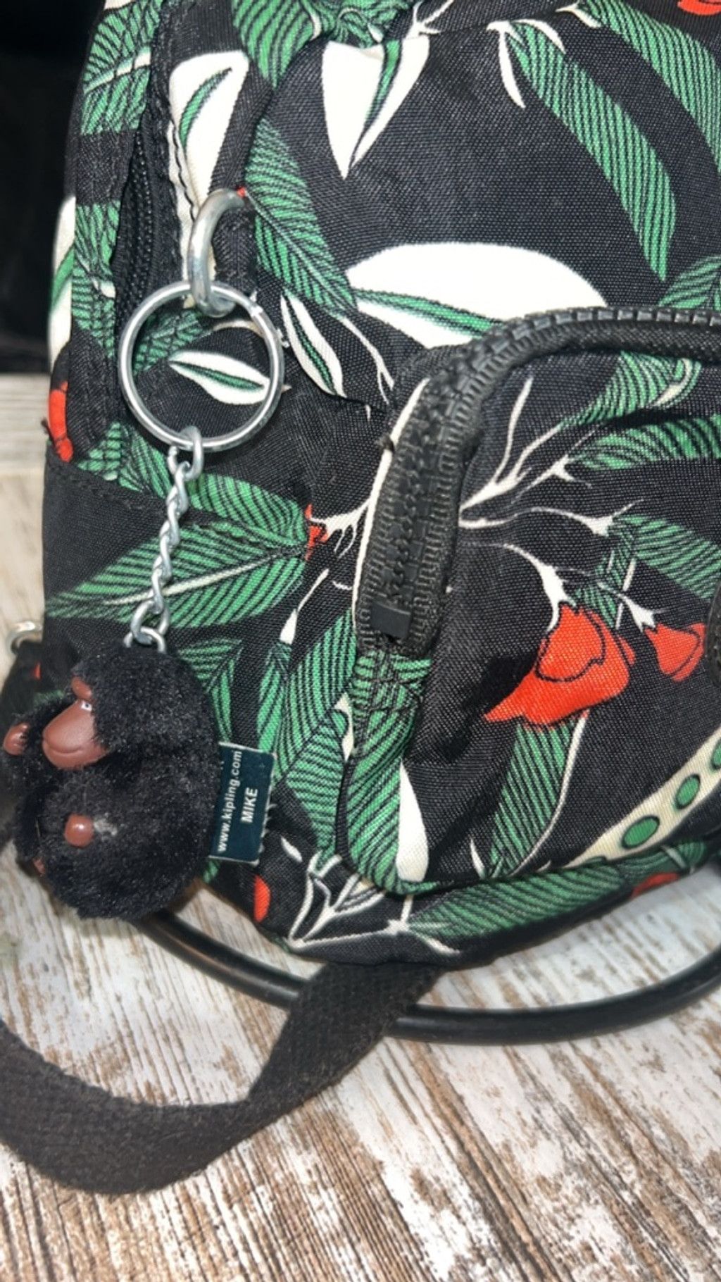 Other Women's Kipling Mini Bag One Size Black Green Floral Size ONE SIZE - 2 Thumbnail