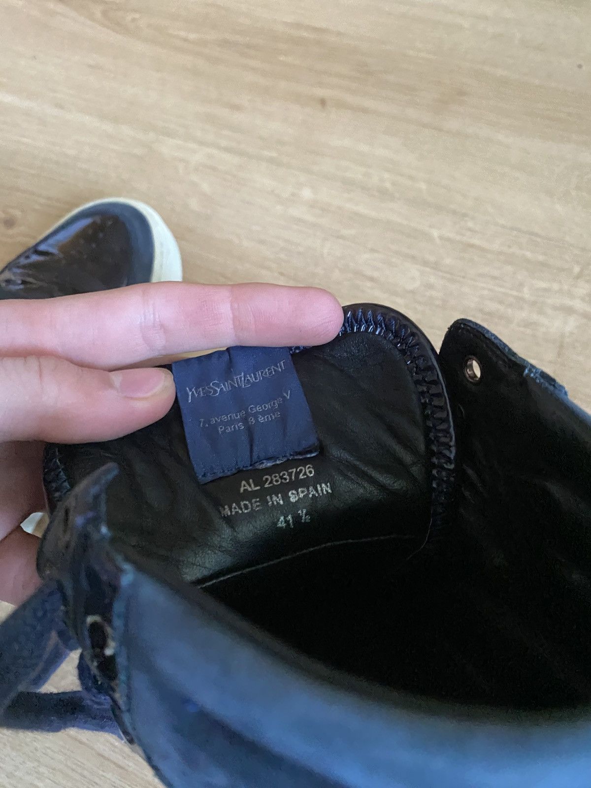 Yves Saint Laurent Saint Laurent (YSL) SL/01H High-Top Sneakers Size US 7 / EU 40 - 11 Thumbnail