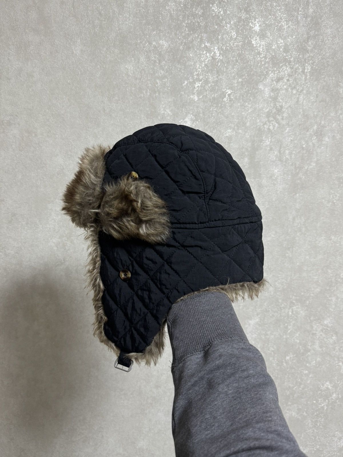 Japanese Brand × Vintage Vintage Hype Trapper Fur Y2K Fluffy Hat Ushanka Faux USA Size ONE SIZE - 7 Thumbnail