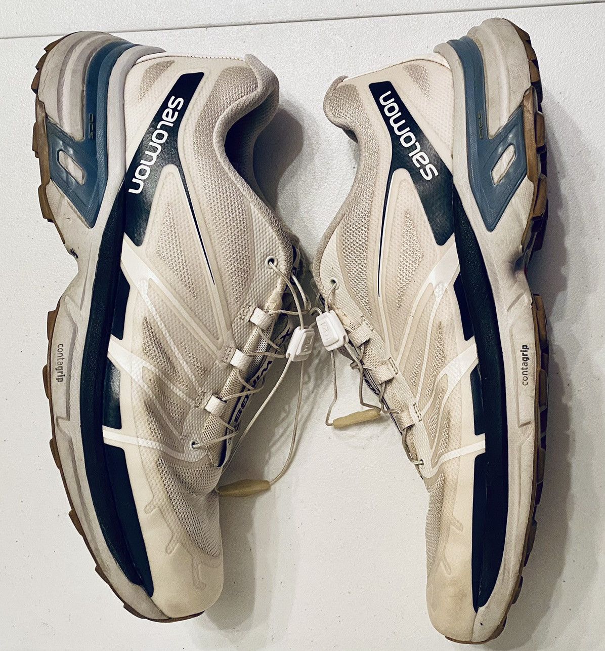 Salomon Salomon XT-Wings 2 Advanced 'Vanilla Ice Lunar Rock’ 12 US Size US 12 / EU 45 - 8 Thumbnail