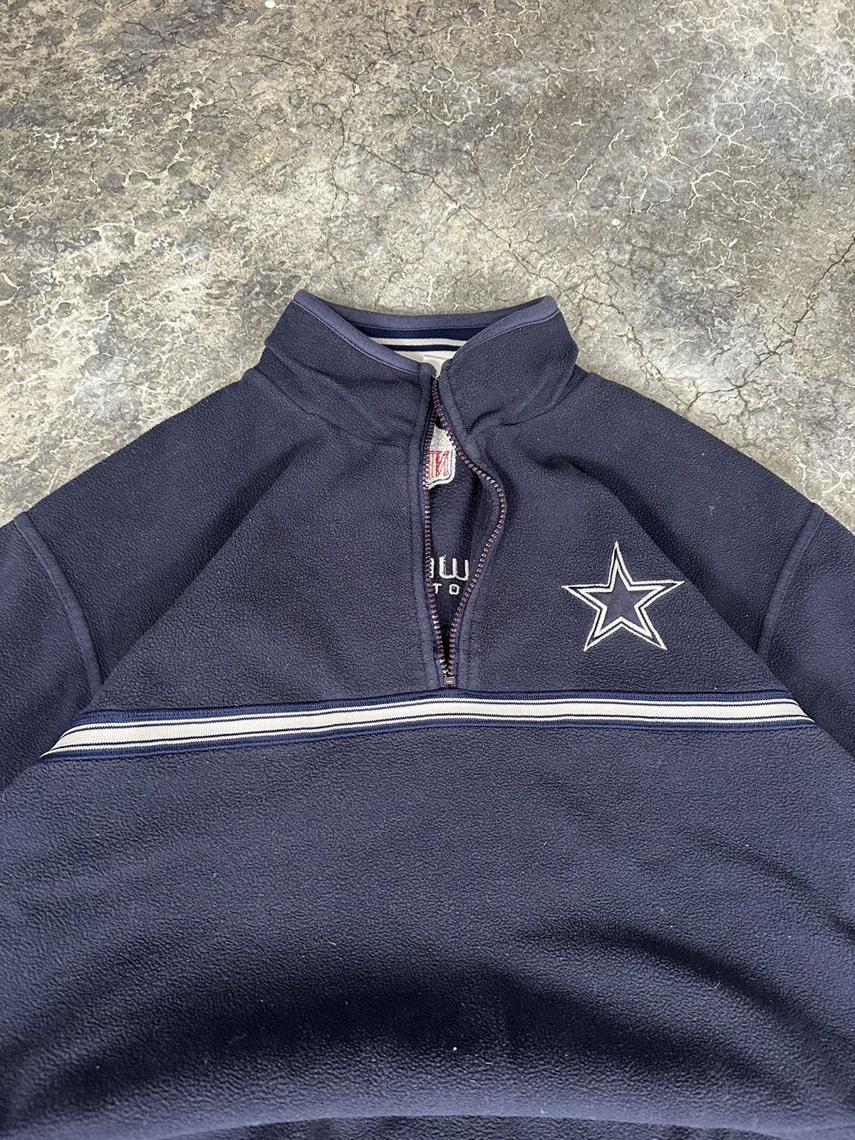 NFL × Vintage Vintage Dallas Cowboys Quarterzip Fleece Size US L / EU 52-54 / 3 - 4 Thumbnail