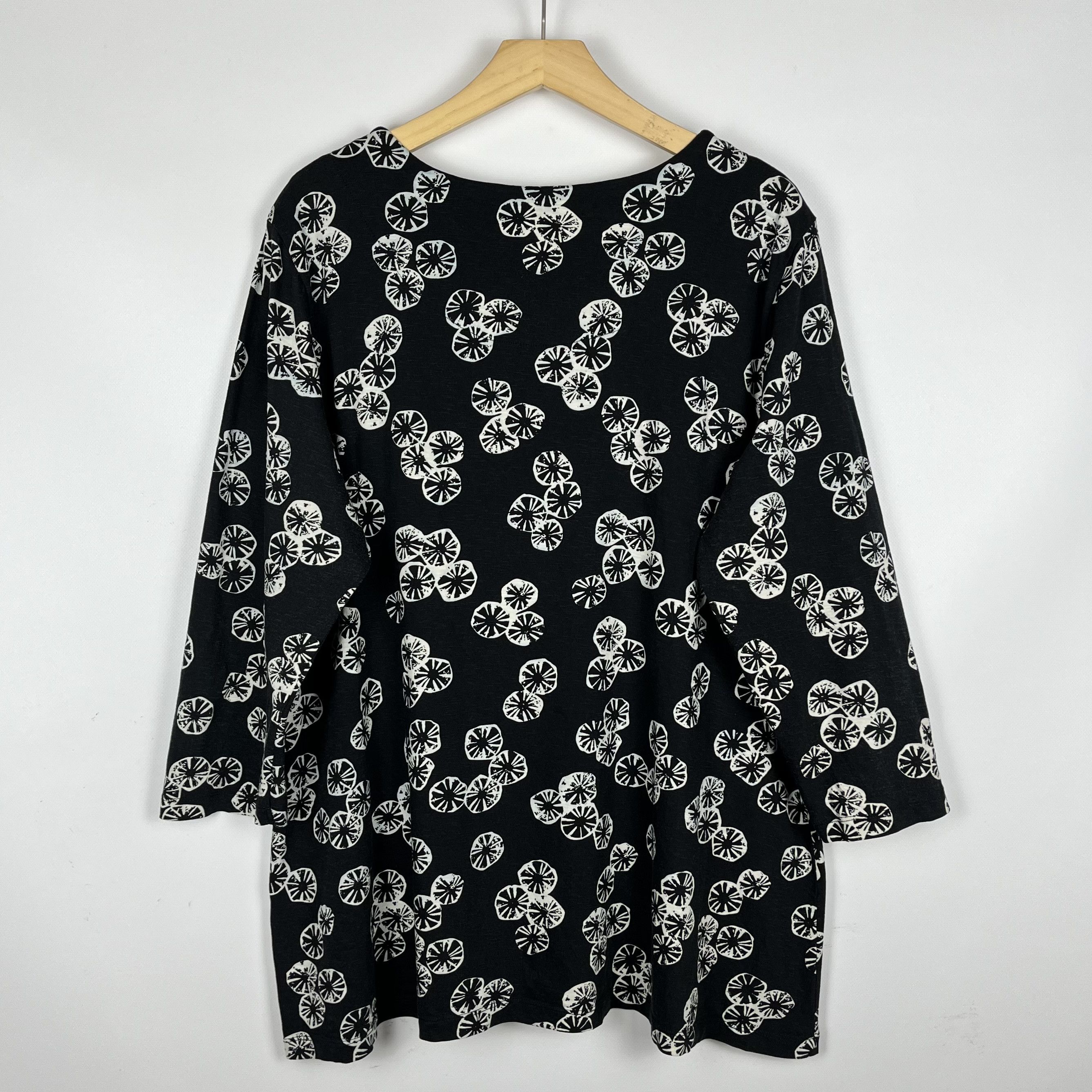 Gudrun Sjoden Ladies Gudrun Sjoden Corallo Pattern 3/4 Sleeve Tunic Blouse Size XL / US 12-14 / IT 48-50 - 15 Thumbnail