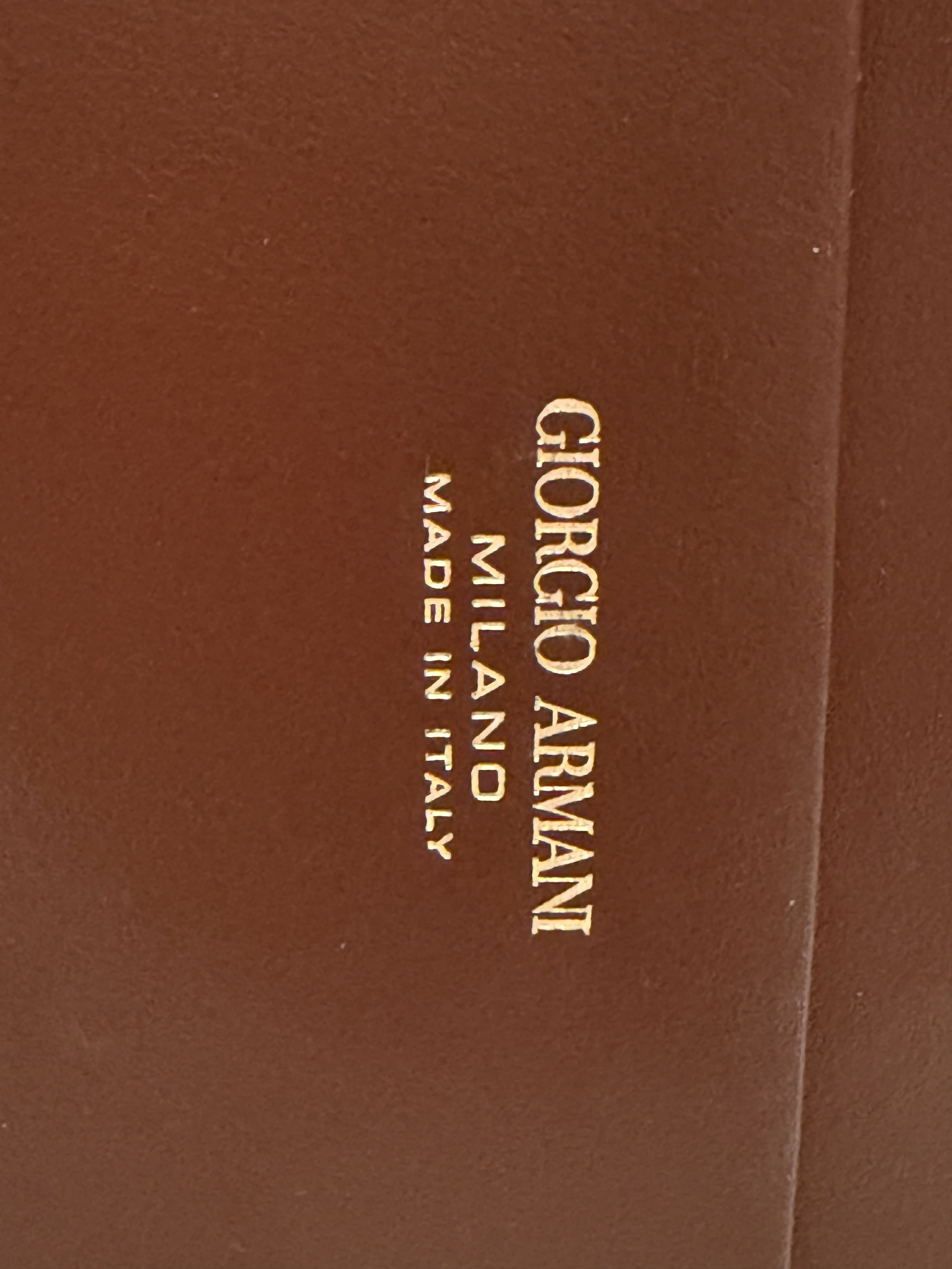 Giorgio Armani Small Handbag In Leather And Raffia Size ONE SIZE - 7 Thumbnail
