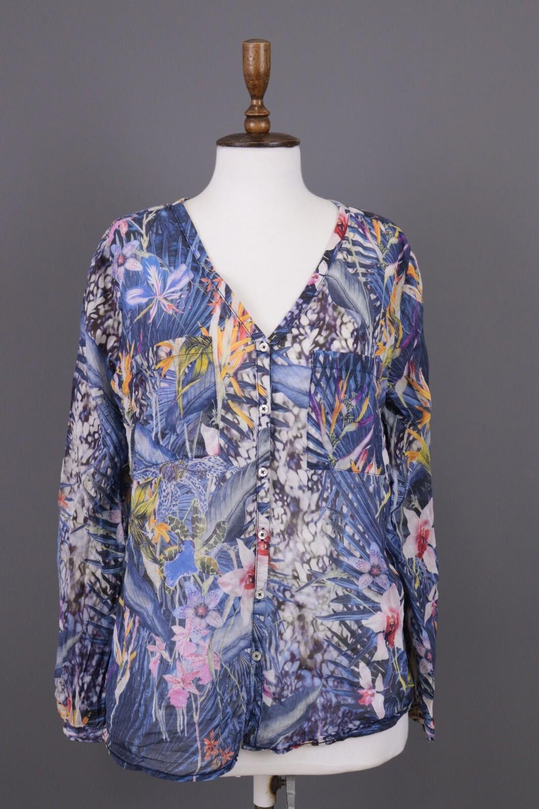 Designer Emily Van Den Bergh Multicolor Floral Shirt Size 42 / L Size M / US 6-8 / IT 42-44 - 1 Thumbnail