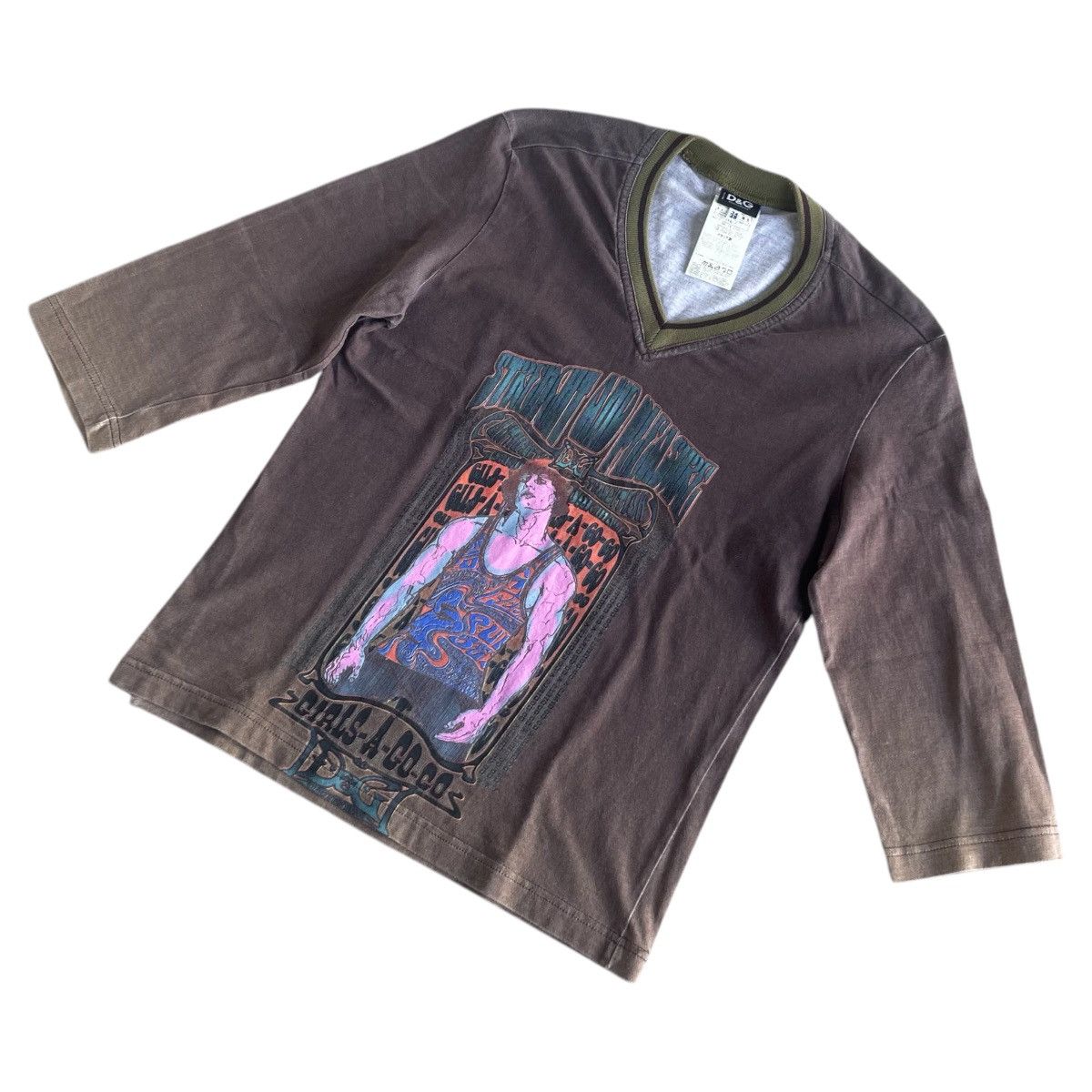 Dolce & Gabbana Japan exclusive archive 3/4 Sleeve Top Size US S / EU 44-46 / 1 - 3 Thumbnail