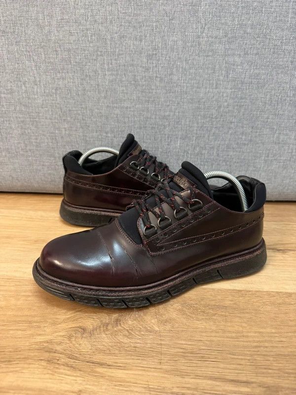 Barracuda Barracuda Italy Leather Lace Ups Burgundy shoes size 40 Size US 10 / IT 40 - 1 Thumbnail
