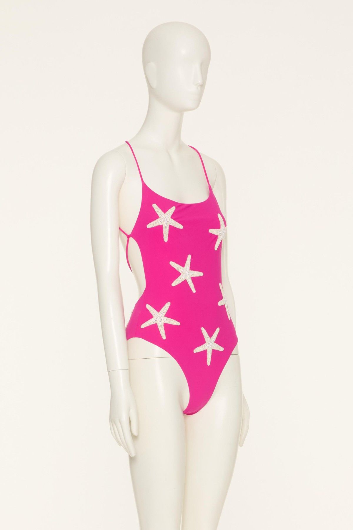 Valentino o1s1wg110525 On Piece Swimsuit in Pink Size S / US 4 / IT 40 - 2 Thumbnail