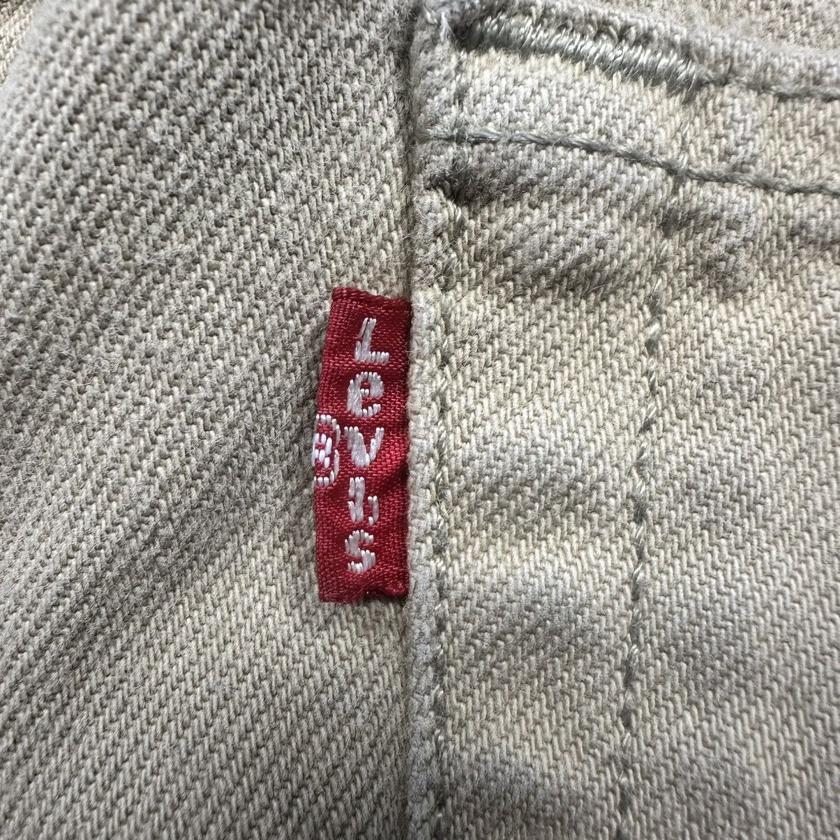 Levi's Vintage Y2K Khaki Levis 501 XX Denim Baggy Skater Jeans Size US 44 / EU 60 - 5 Thumbnail