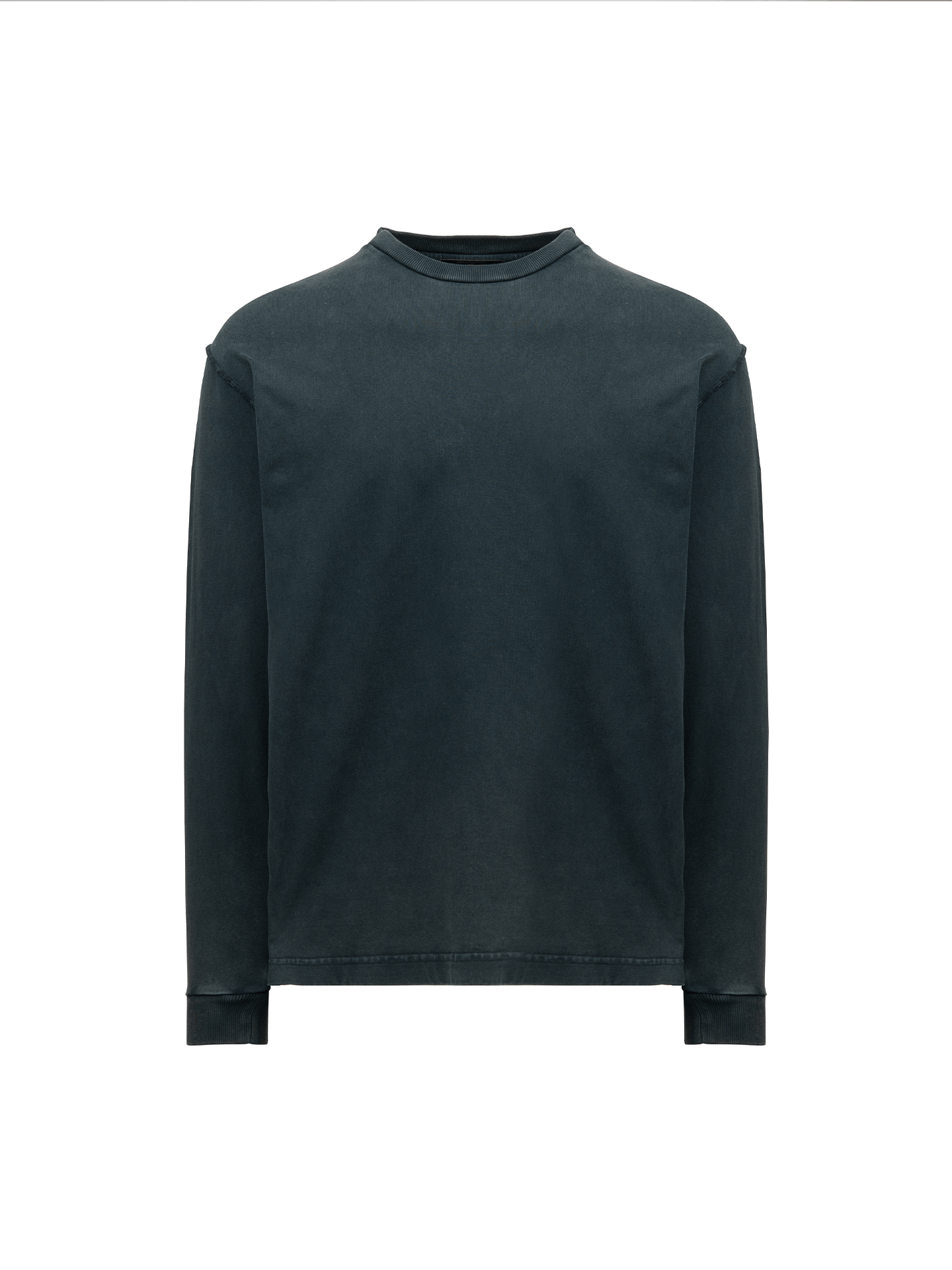 Louis Vuitton Louis Vuitton reverse-side navy long sleeve t-shirt Size US S / EU 44-46 / 1 - 1 Thumbnail