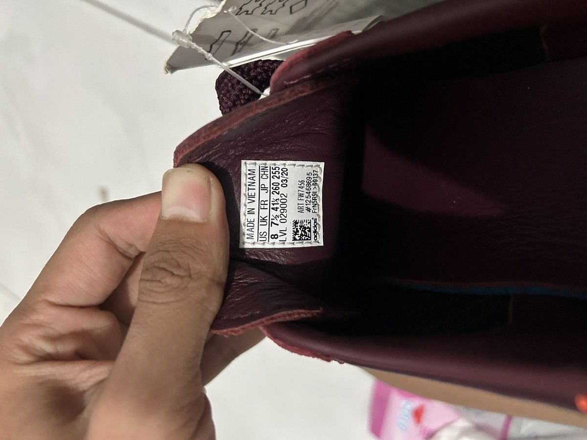 Adidas adidas samba jonah hill maroon Size US 8 / EU 41 - 6 Thumbnail