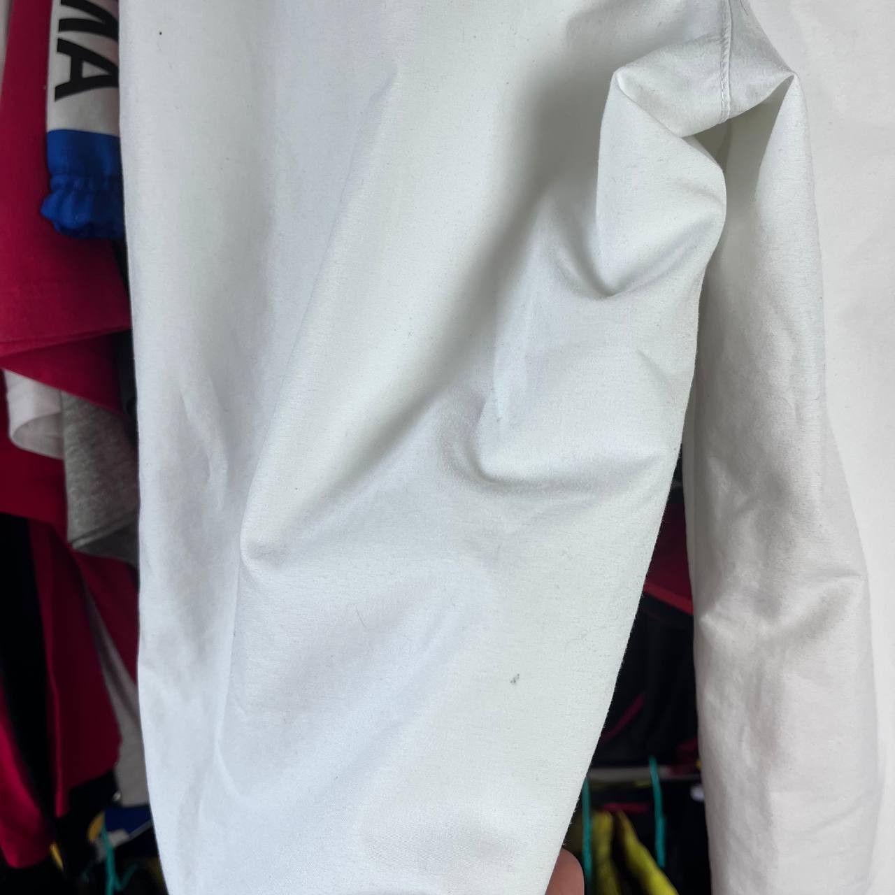 Nike Vintage Nike Big Logo Baggy Relaxed Nylon White Track Pants Size US 32 / EU 48 - 11 Thumbnail